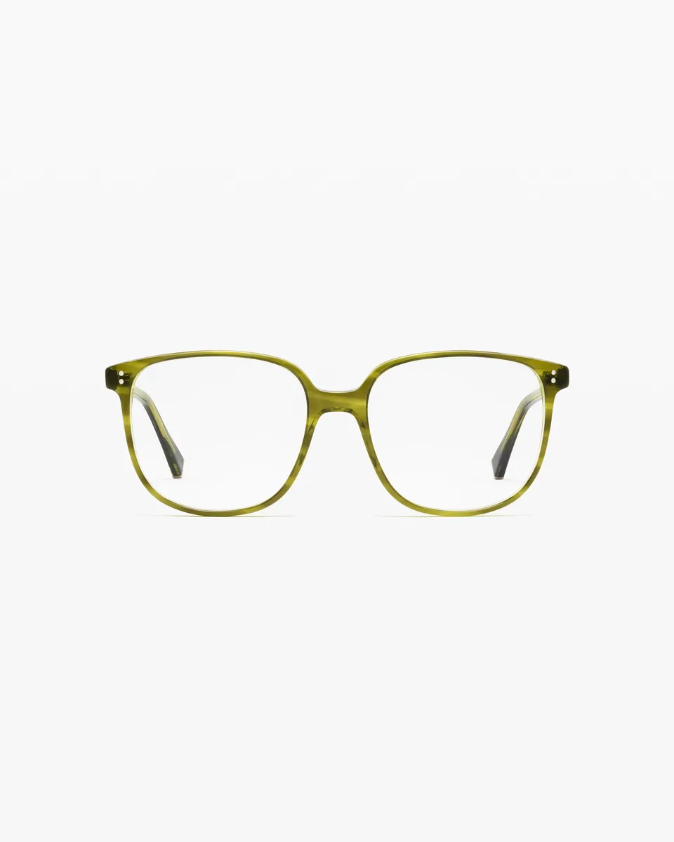 jimmy-fairly-la-clem-lunettes-de-vue-carr-es-oversize-en-ac-tate-vert-pour-femme image 1