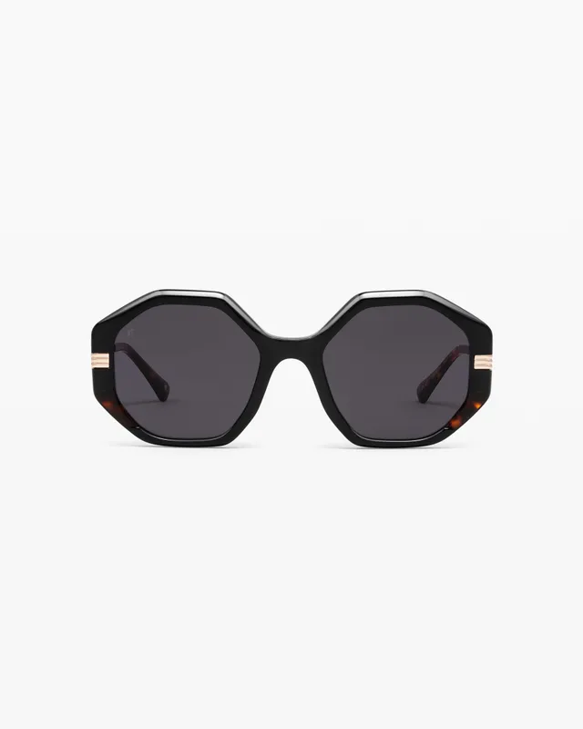 jimmy-fairly-la-aqua-lunettes-de-soleil-hexagonale-noire-femme-cat-gorie-3 image 1