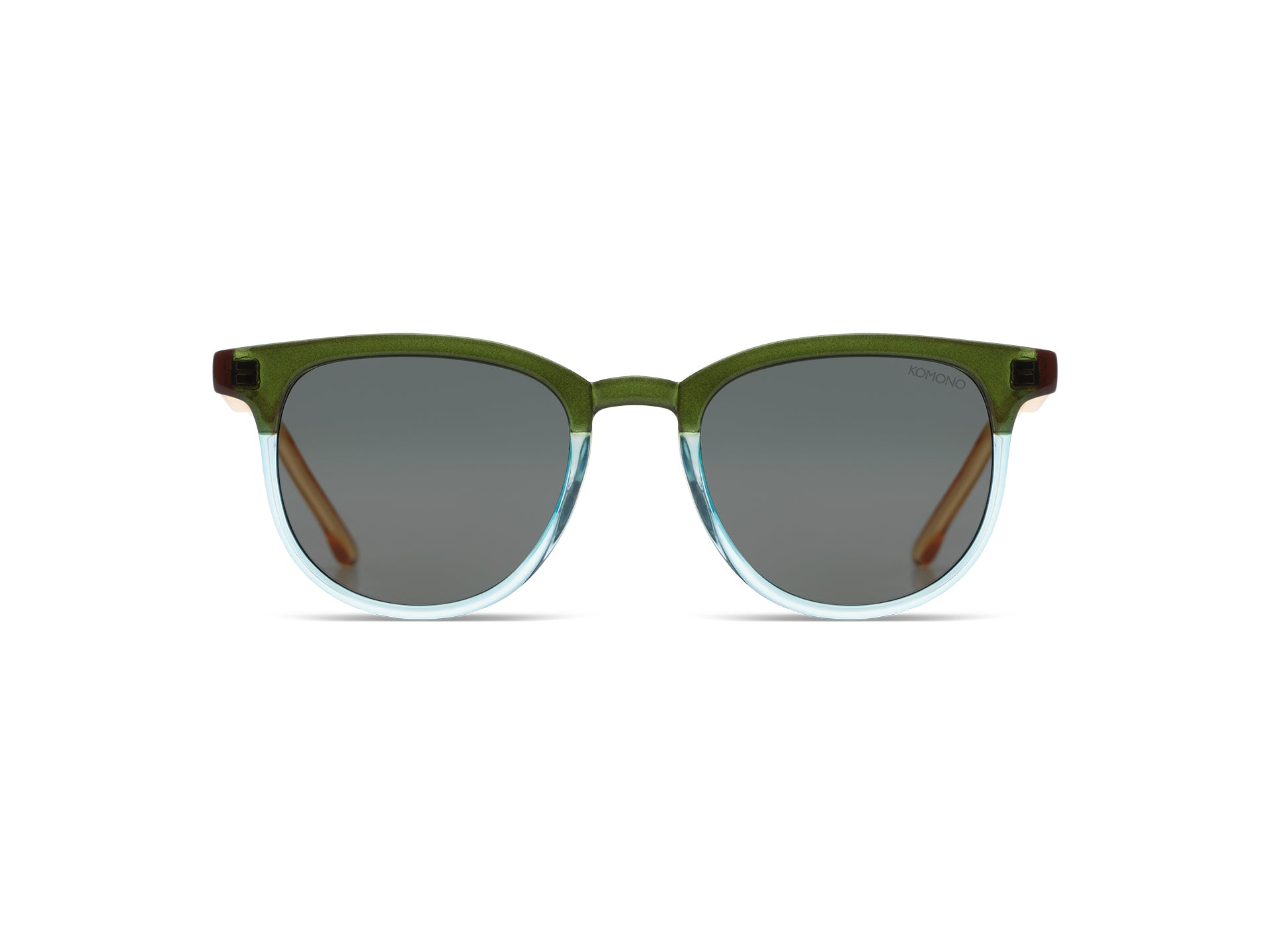komono-francis-jr-green-sky-lunettes-de-vue-enfants-carr-es-bio-nylon-champagne image 2