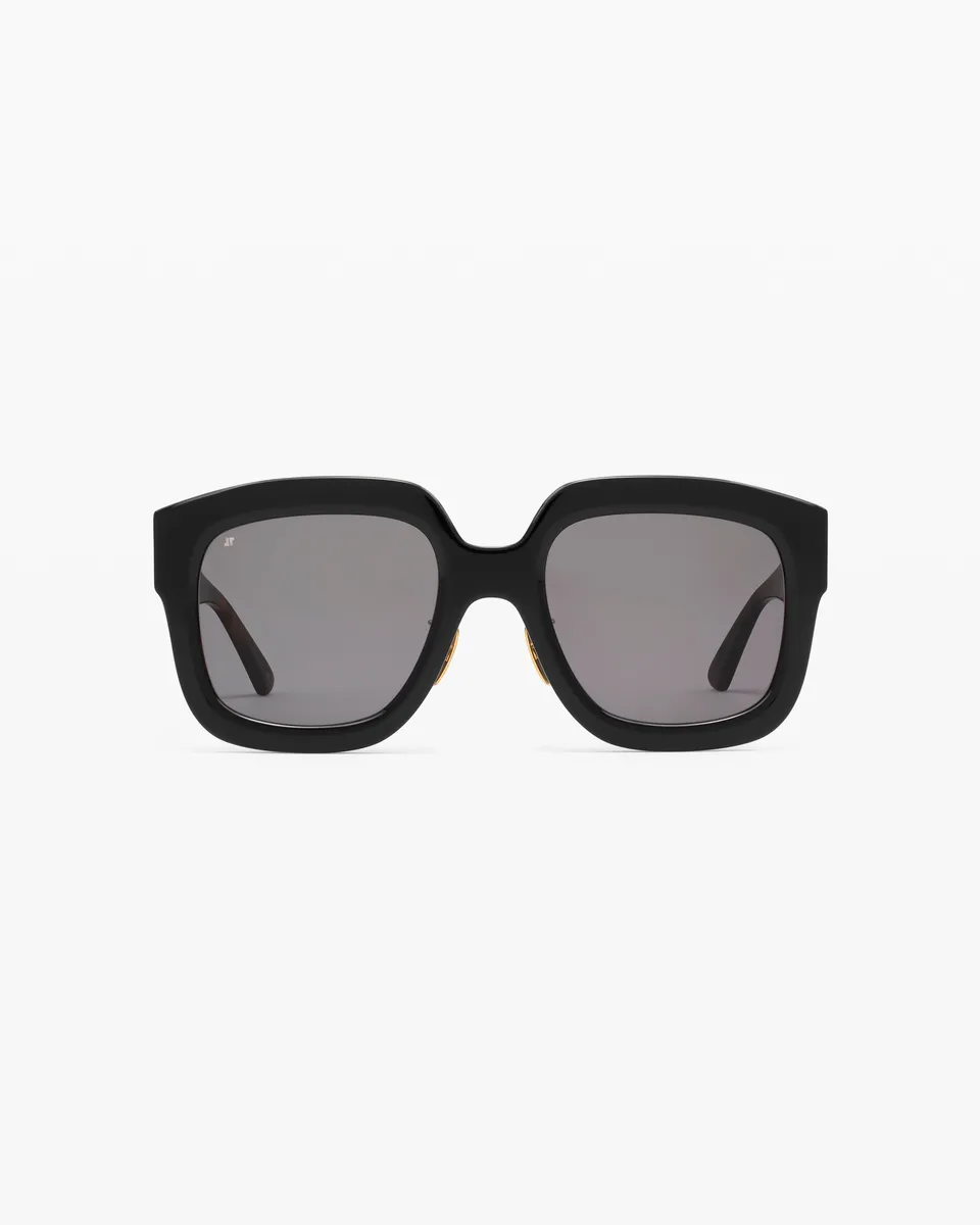 jimmy-fairly-studio-08-lunettes-de-soleil-carr-es-oversize-ac-tate-noir image 1