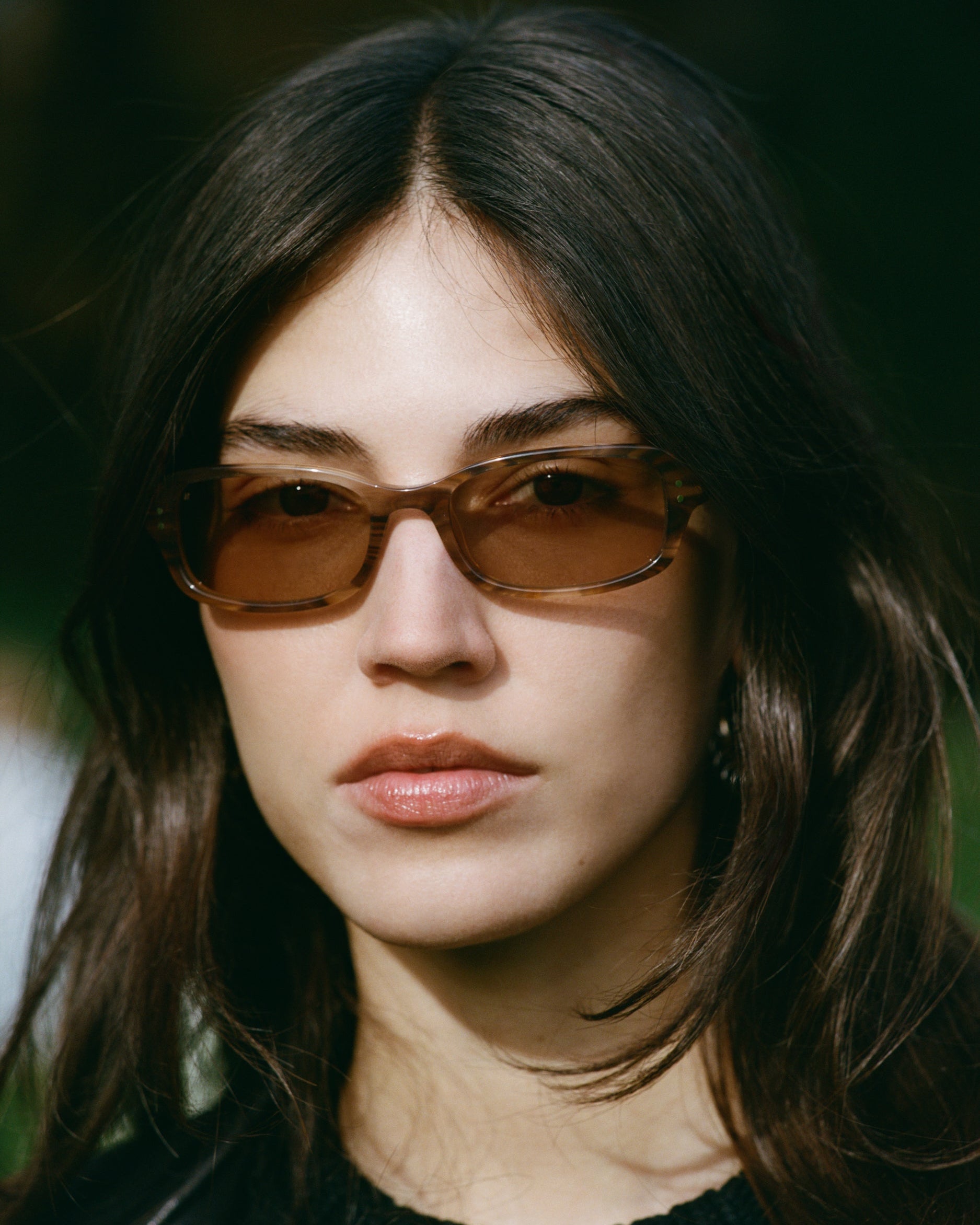 jimmy-fairly-la-jani-lunettes-de-soleil-rectangulaires-en-ac-tate-brown-taille-m image 6