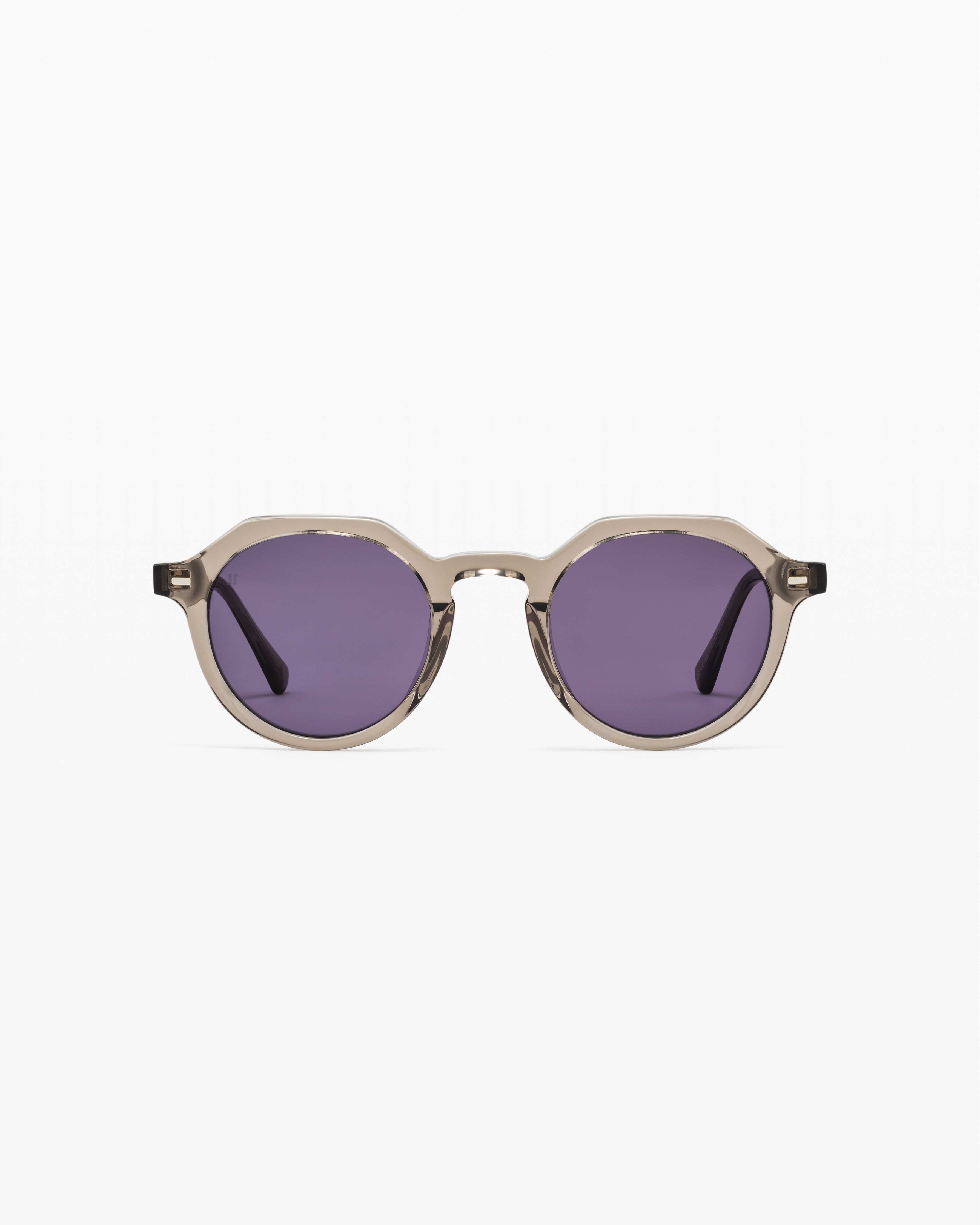 jimmy-fairly-la-coolio-lunettes-de-soleil-homme-rondes-gris-transparent-taille-m image 1