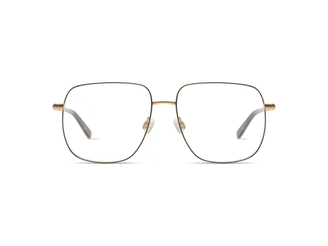 komono-selena-white-gold-black-lunettes-de-vue-titane-sienna image 1