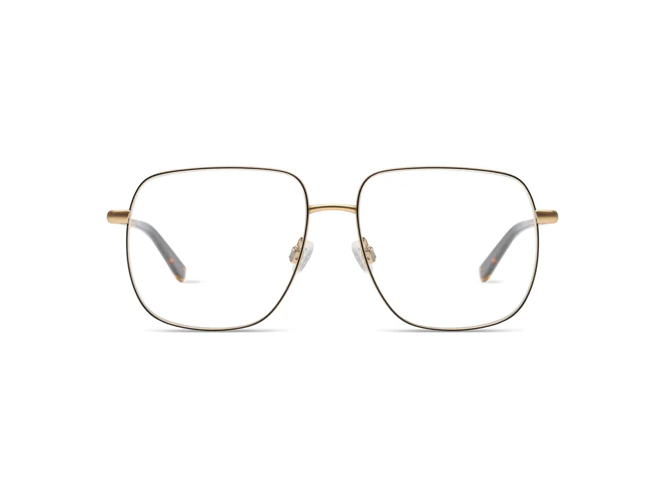 komono-selena-white-gold-black-lunettes-de-vue-titane-sienna image 1