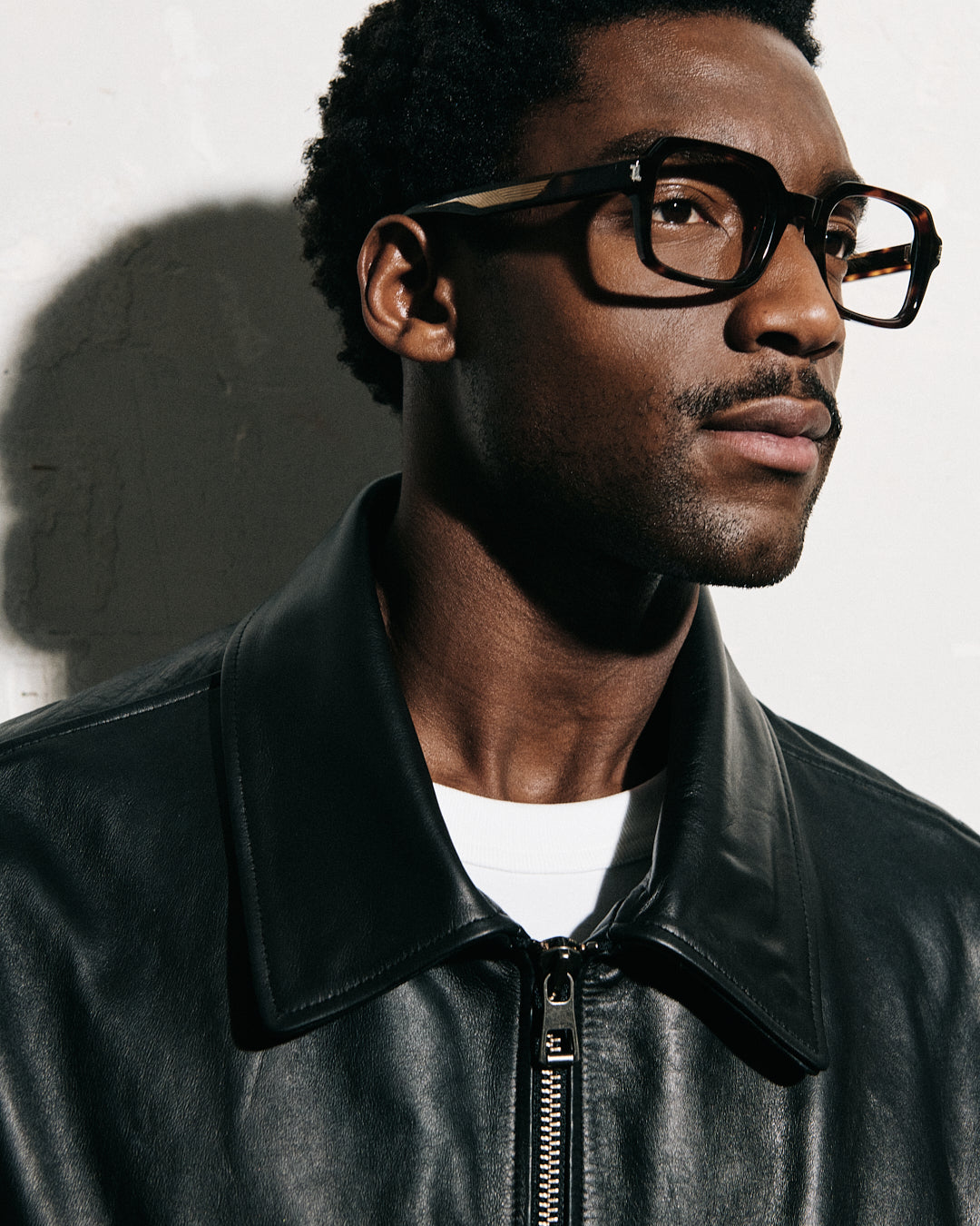 jimmy-fairly-la-coney-lunettes-de-vue-carr-e-caille-fonc-e-medium-homme image 2