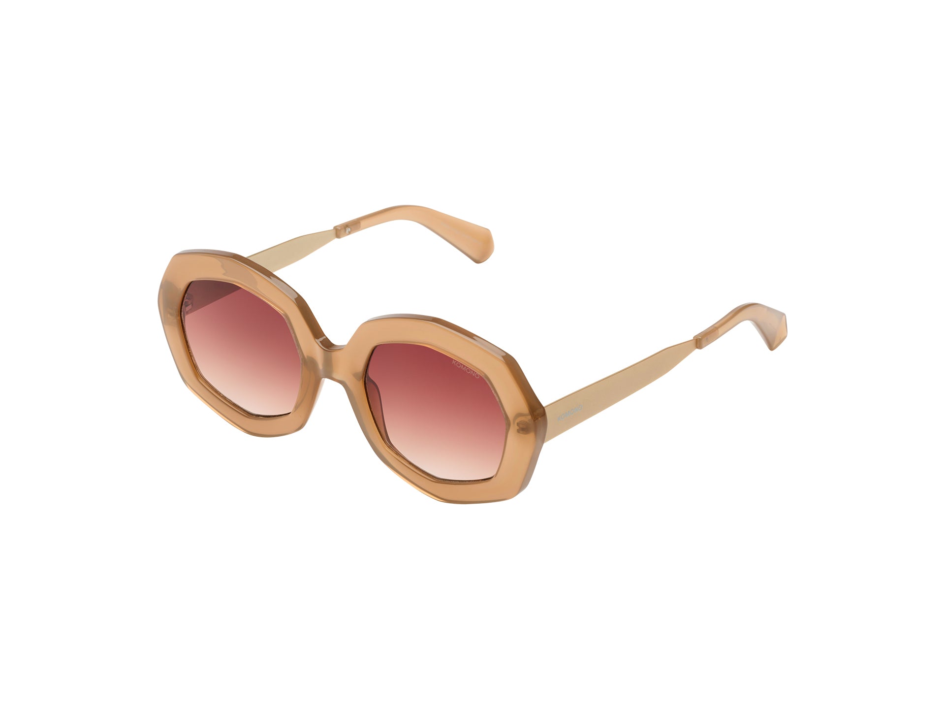 komono-amy-metal-sahara-white-gold-lunettes-m-tal image 2