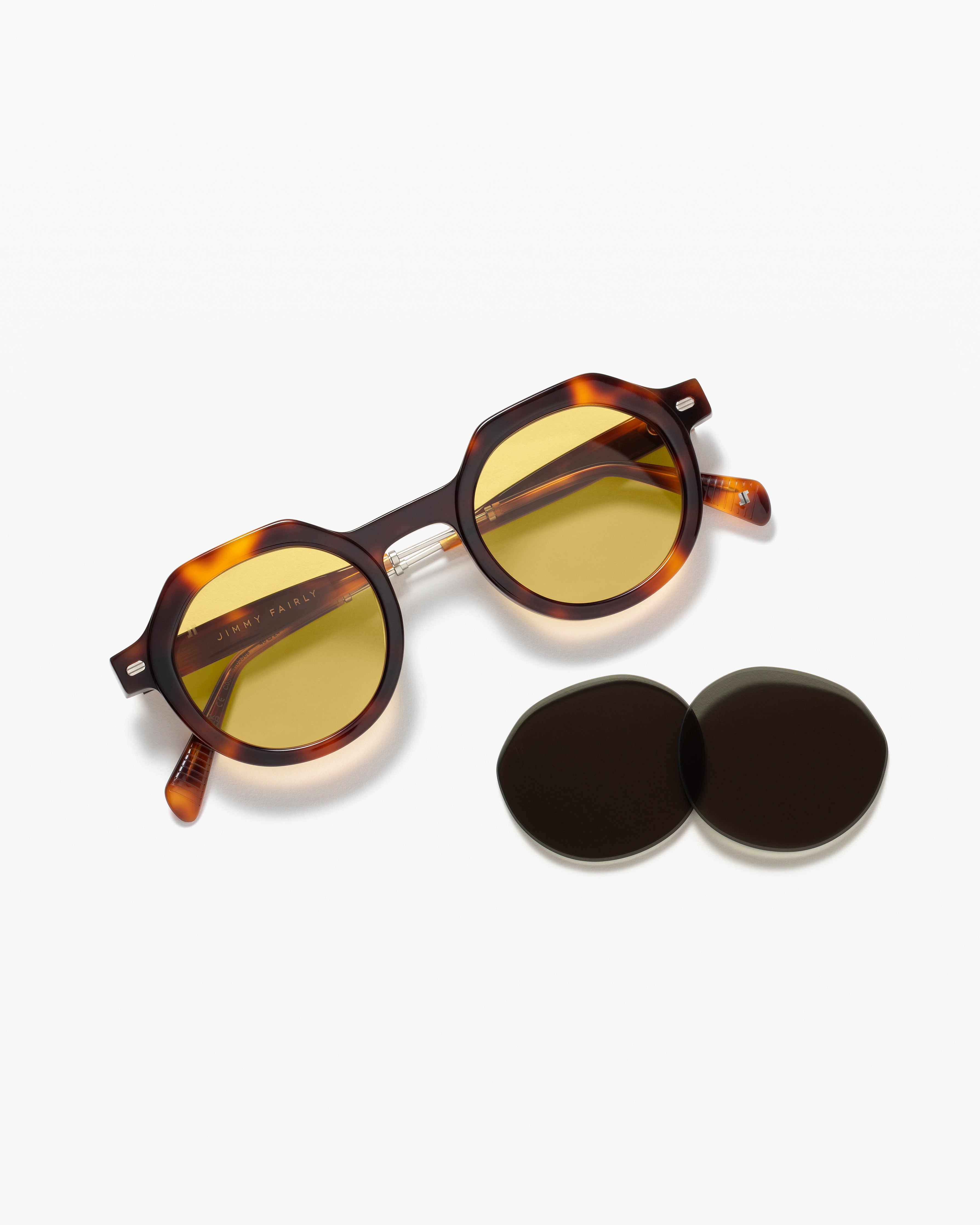 jimmy-fairly-la-cove-jf-colors-lunettes-de-soleil-rondes-homme-caille-fonc-e-ver image 3