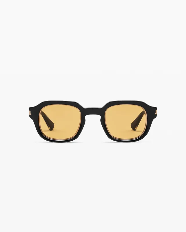 jimmy-fairly-la-nutmeg-lunettes-de-soleil-carr-es-en-ac-tate-noire-taille-medium image 1