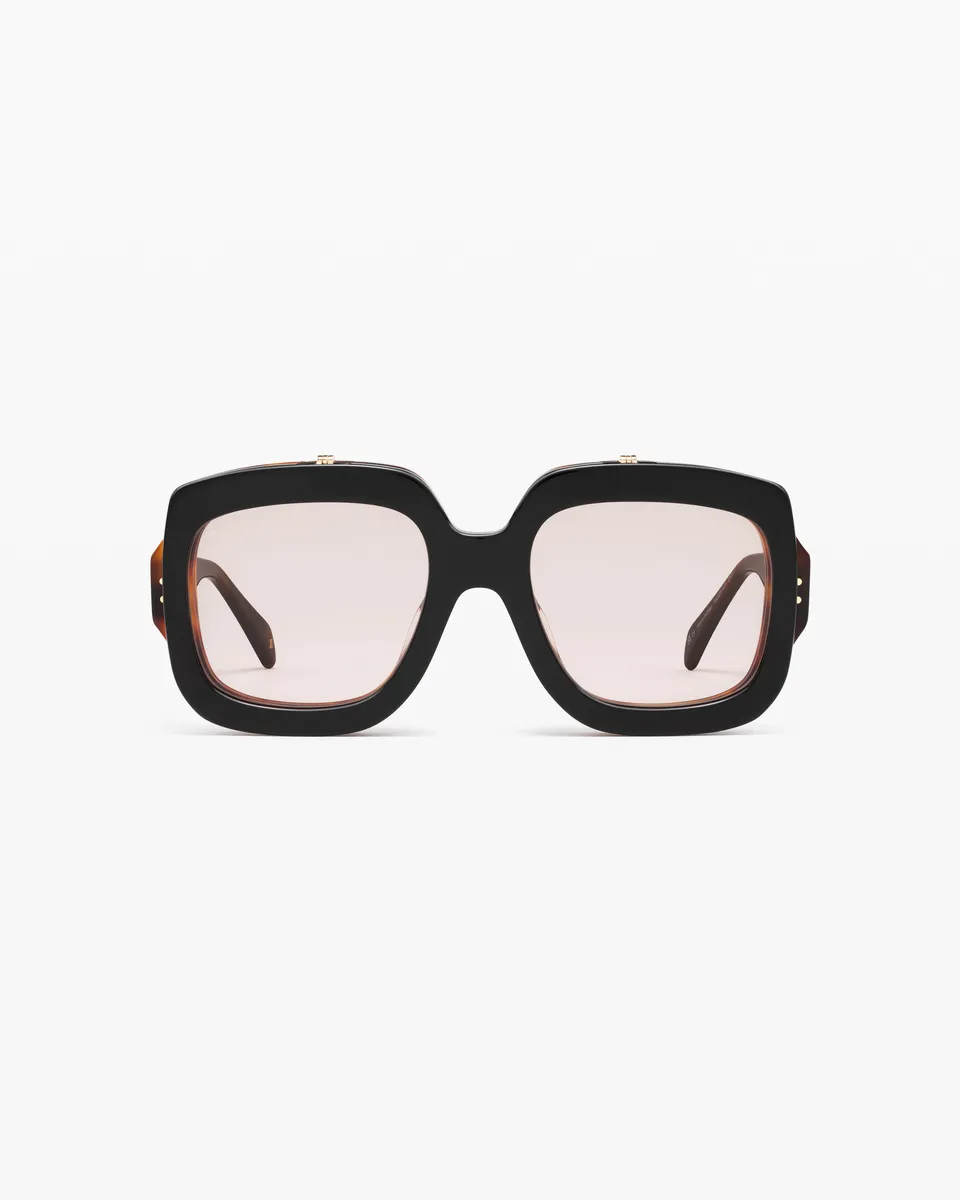 jimmy-fairly-la-gabrielle-lunettes-de-soleil-carr-e-oversize-en-ac-tate-noir-tai image 1