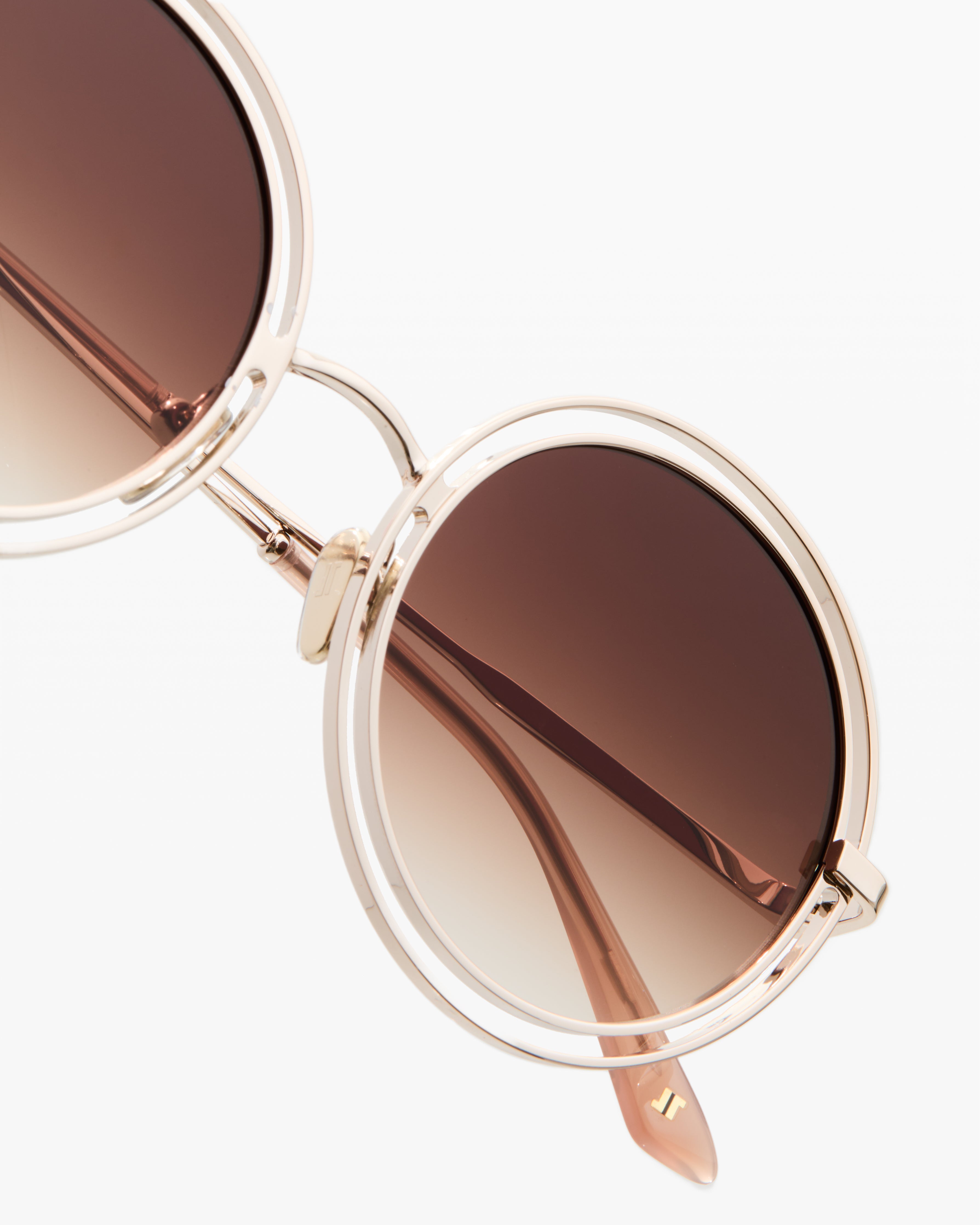 jimmy-fairly-la-mischa-lunettes-de-soleil-rondes-oversize-en-acier-inoxydable-do image 5