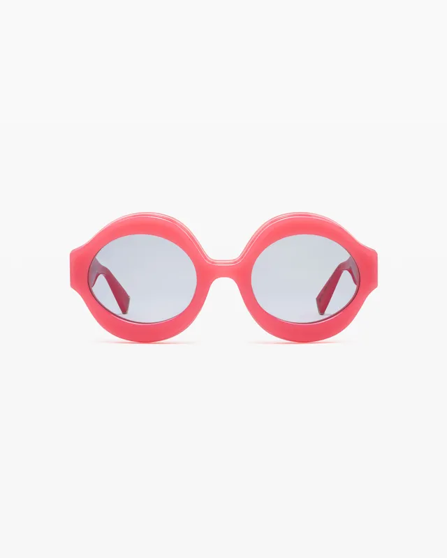 jimmy-fairly-la-mia-lunettes-de-soleil-rondes-oversize-en-ac-tate-rose-pour-femm image 1