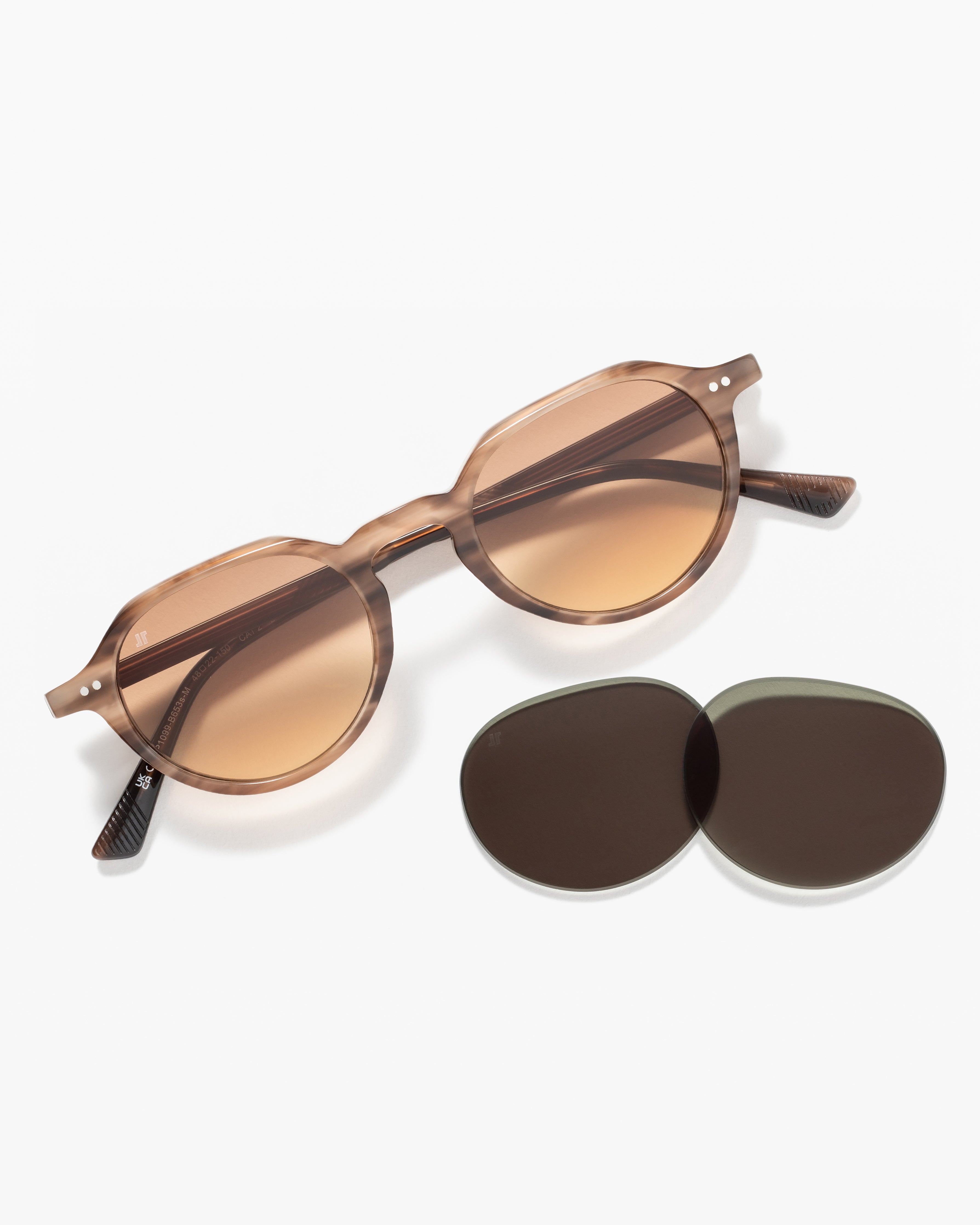 jimmy-fairly-la-peak-jf-colors-lunettes-de-soleil-ronde-homme-brune-en-ac-tate-v image 3
