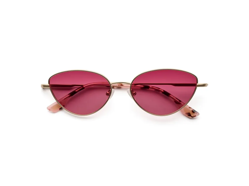 komono-nina-whitegold-matte-lunettes-de-soleil-il-de-chat image 1