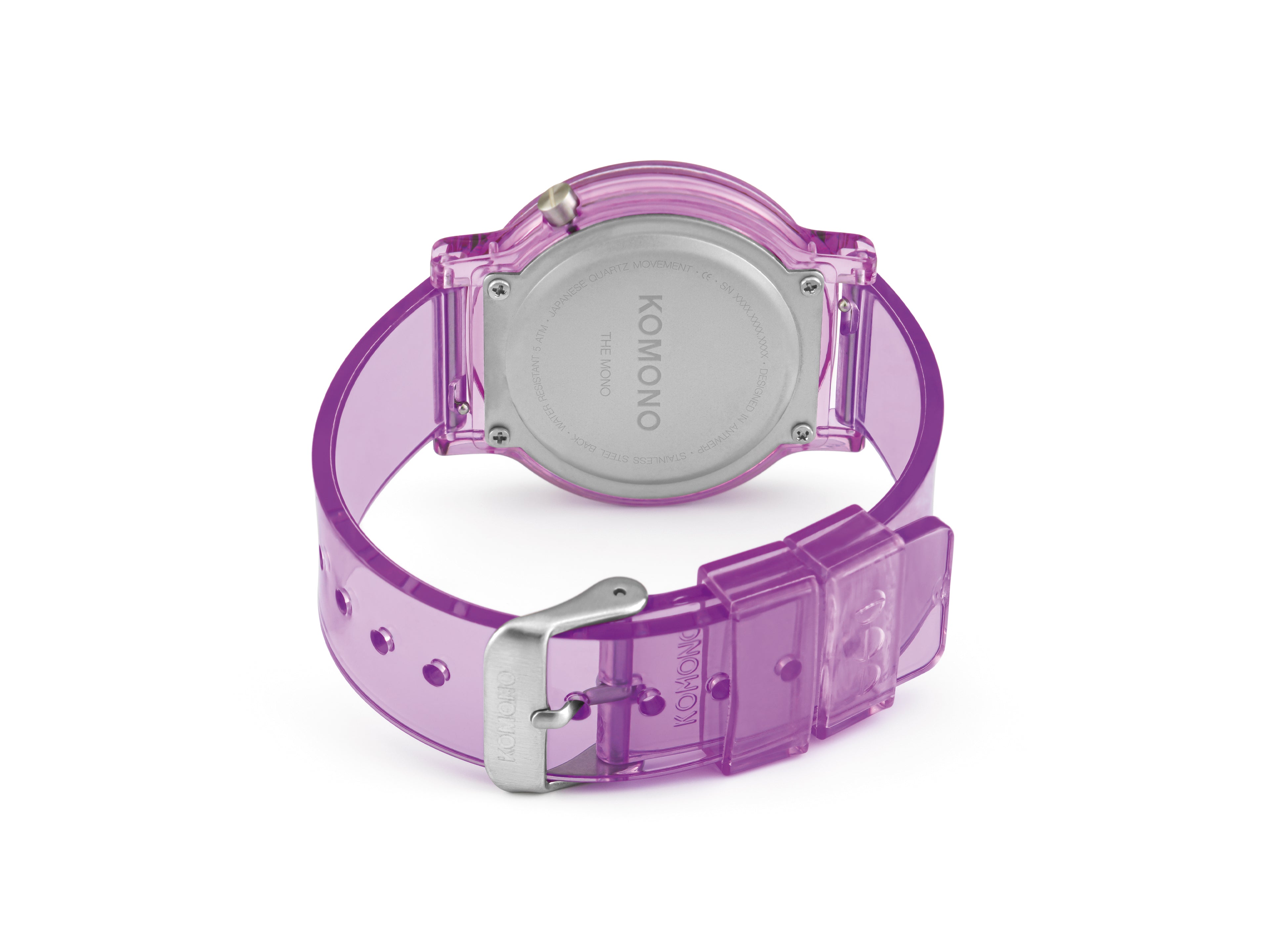 komono-mono-electro-bubble-gum-lunettes-translucides-violet image 3