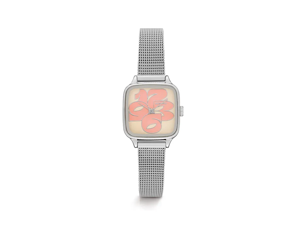 komono-kate-royale-cameo-silver-blush-montre image 1
