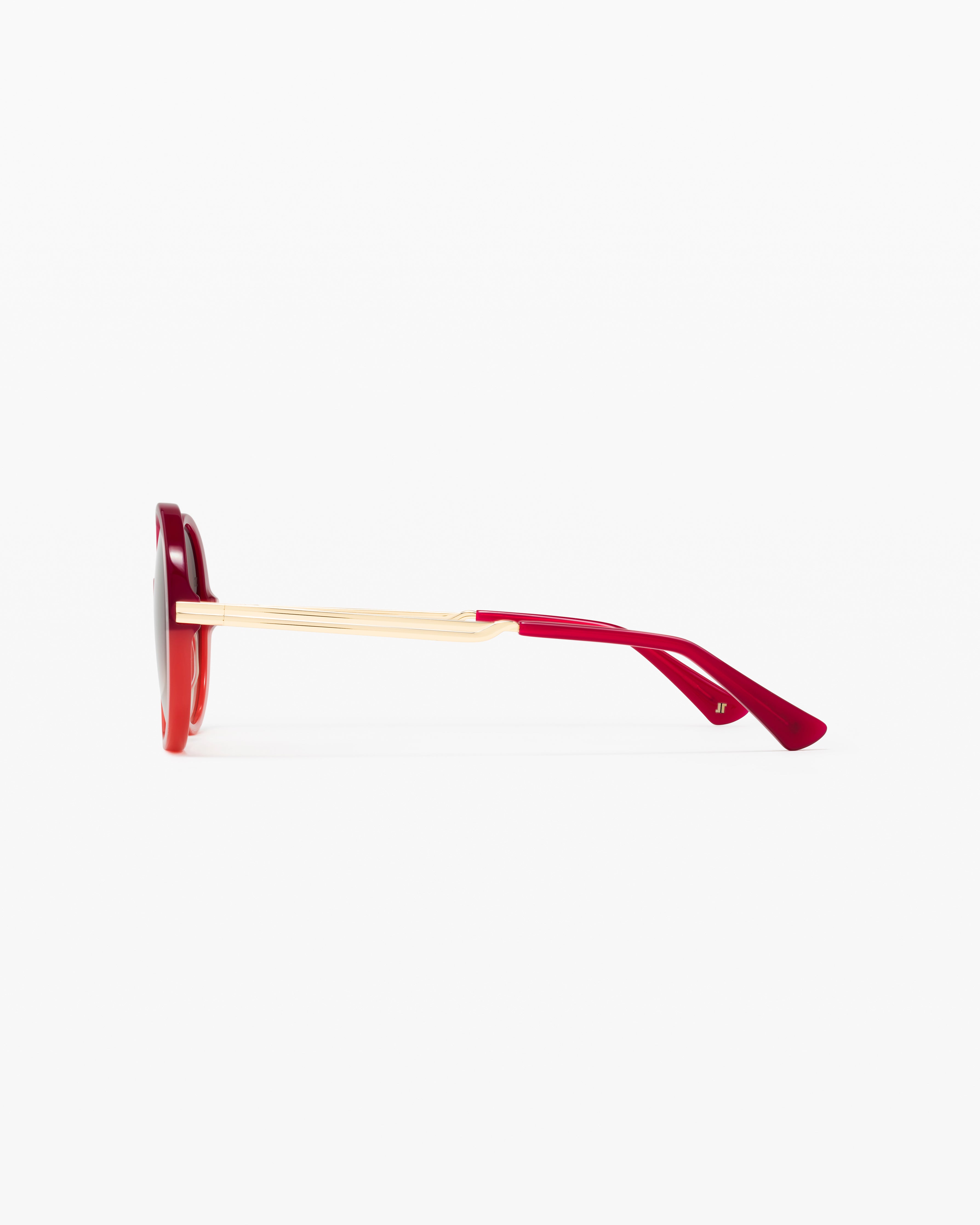 jimmy-fairly-la-luma-lunettes-de-soleil-rondes-rose-femme image 2