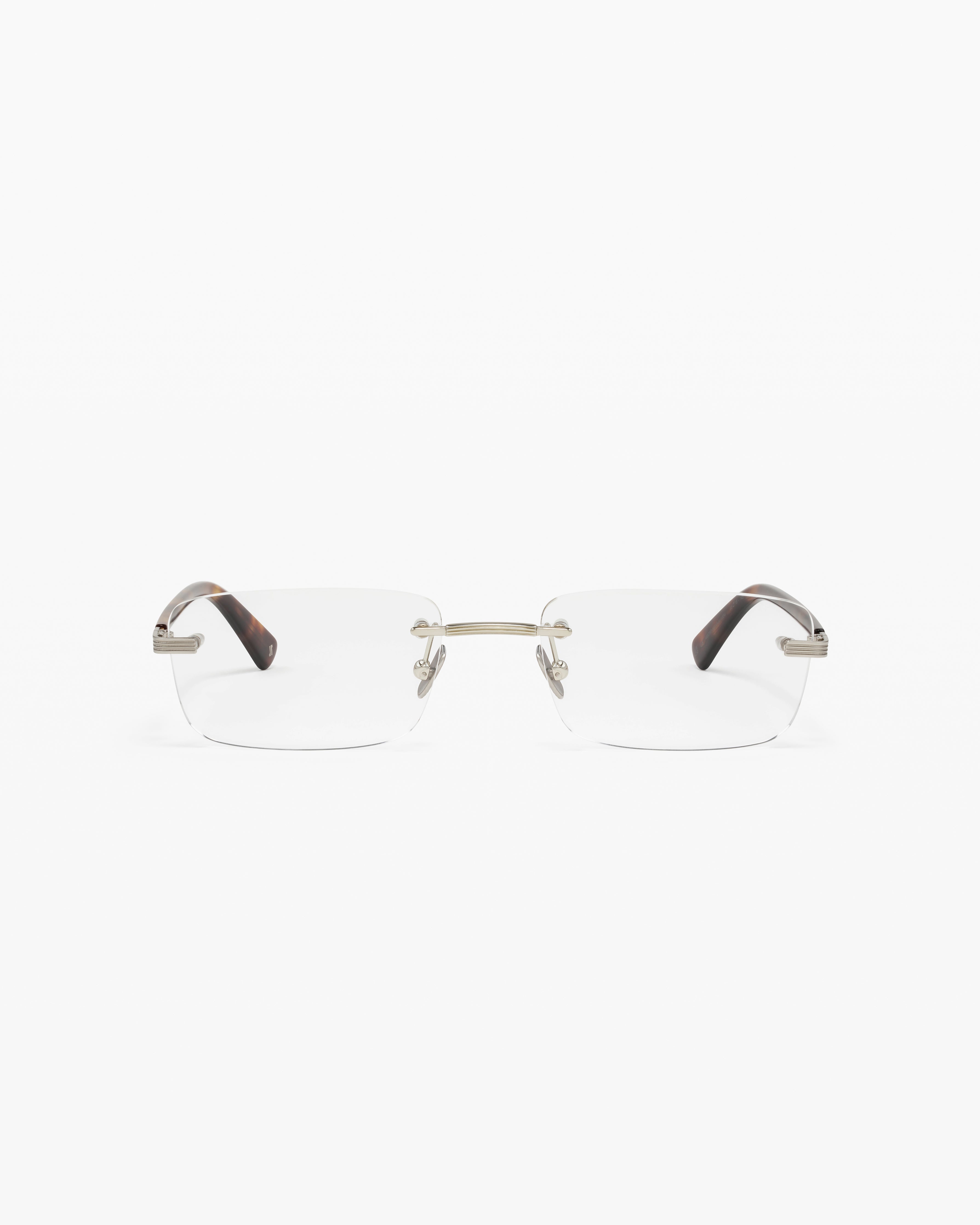 jimmy-fairly-la-wald-lunettes-de-vue-rectangulaire-argent-homme-visage-large image 1