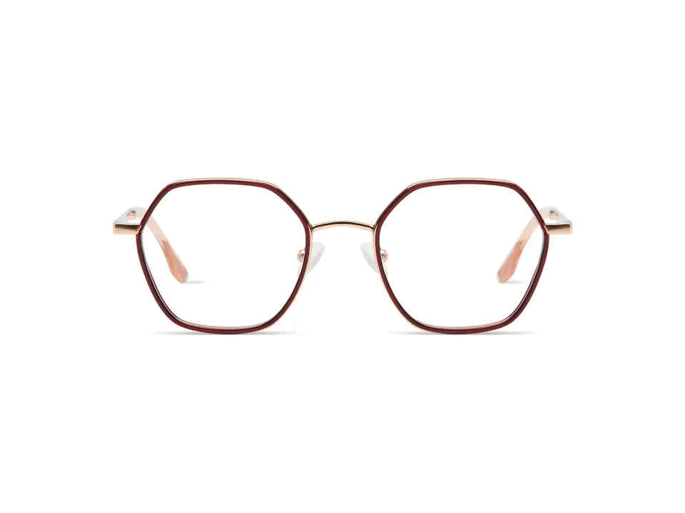 komono-nora-slims-burgundy-rose-gold image 1