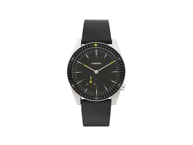 komono-ray-legacy-leather-black-montre-de-plong-e-modernis-e-chronom-tre-et-comp image 1