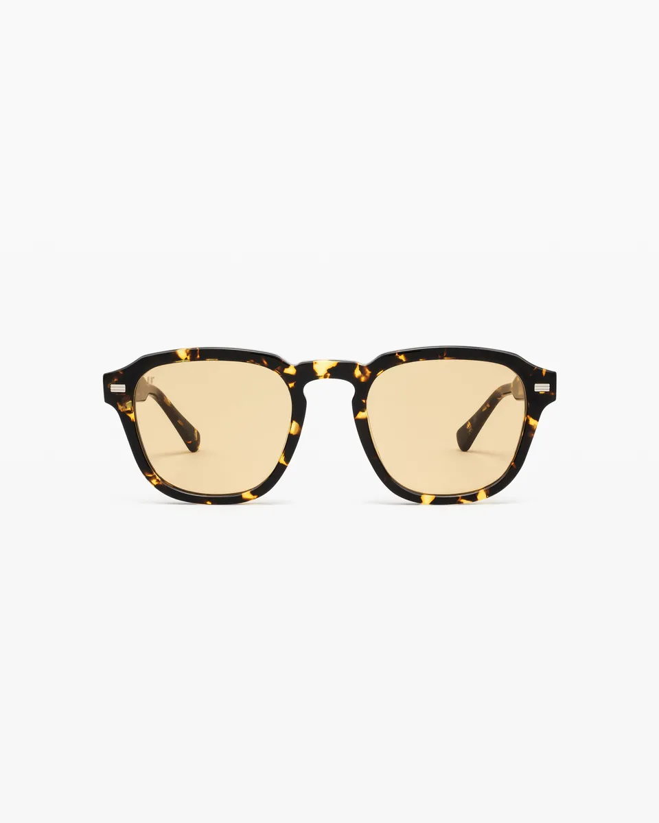 jimmy-fairly-la-headlight-lunettes-de-soleil-carr-es-caille-jaune image 1