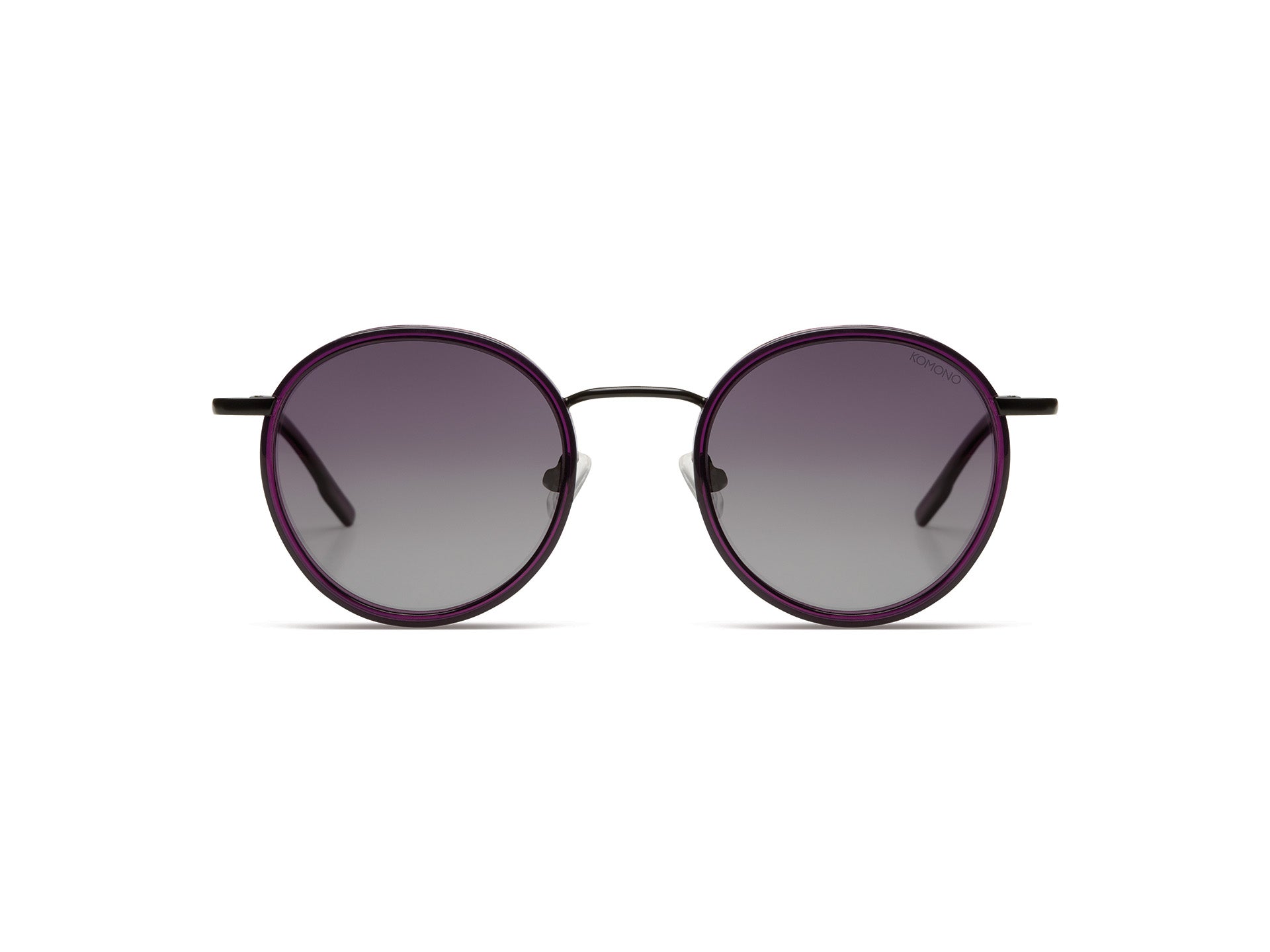 komono-pete-deep-purple-black-matte-lunettes-de-soleil image 1