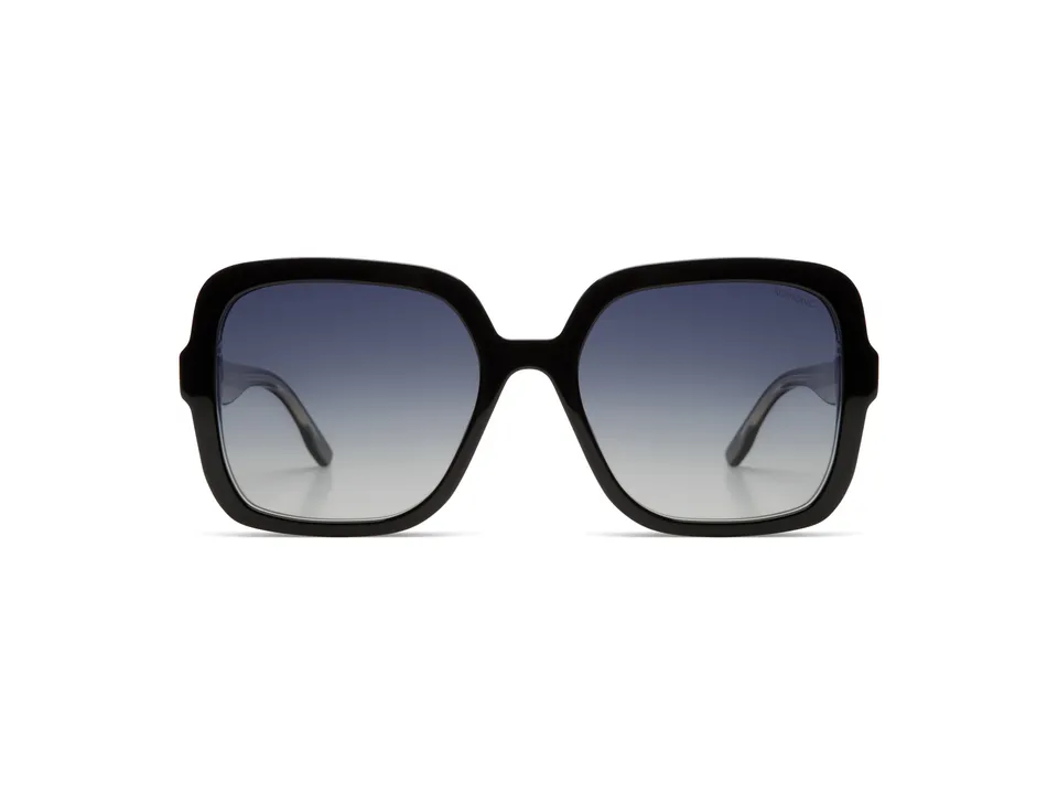 komono-miley-black-clear-white-gold-lunettes-de-soleil-carr-es-oversize-polaris- image 1