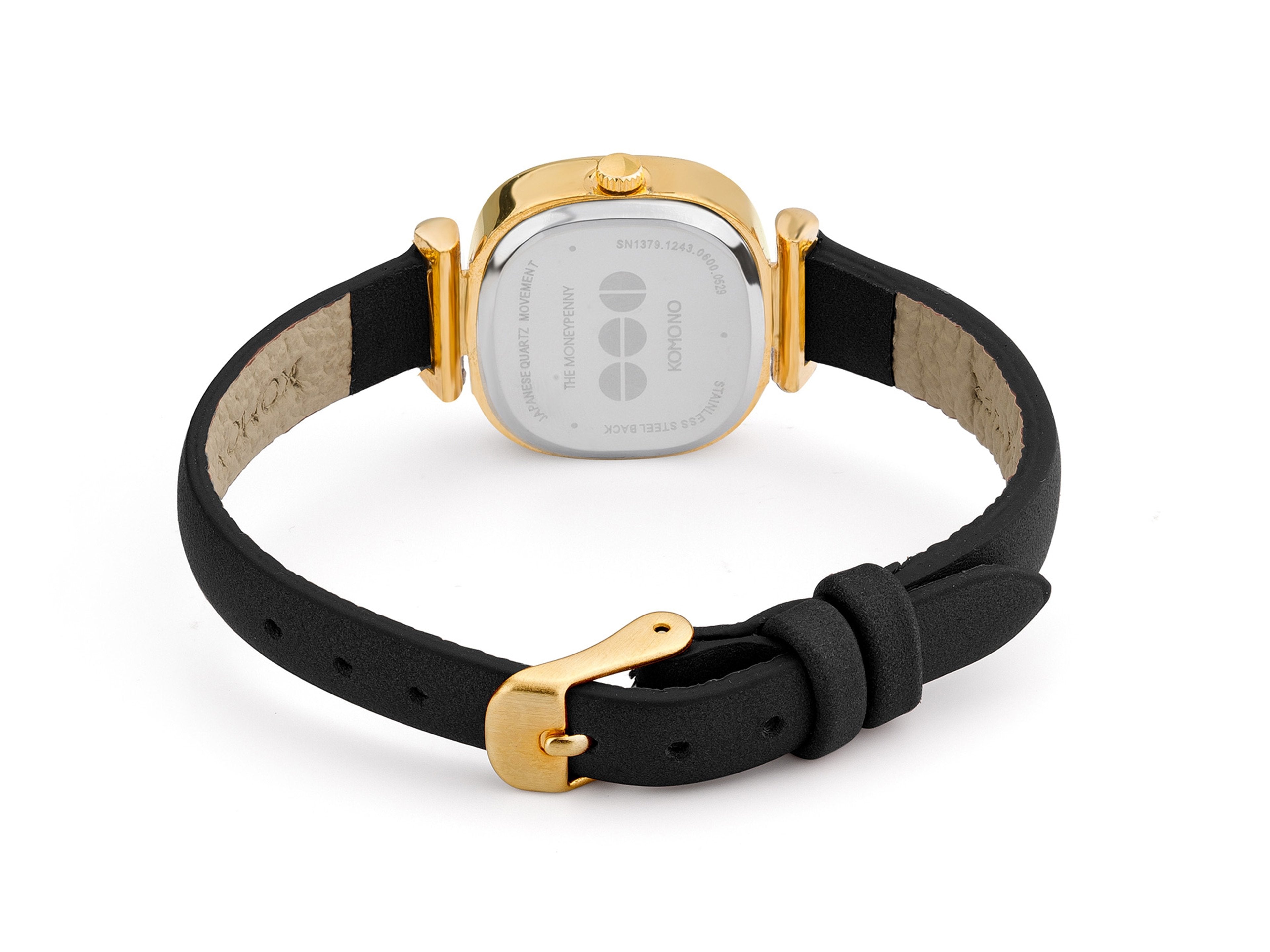 montre-femme-komono-moneypenny-gold-black-minimaliste-bijou image 4
