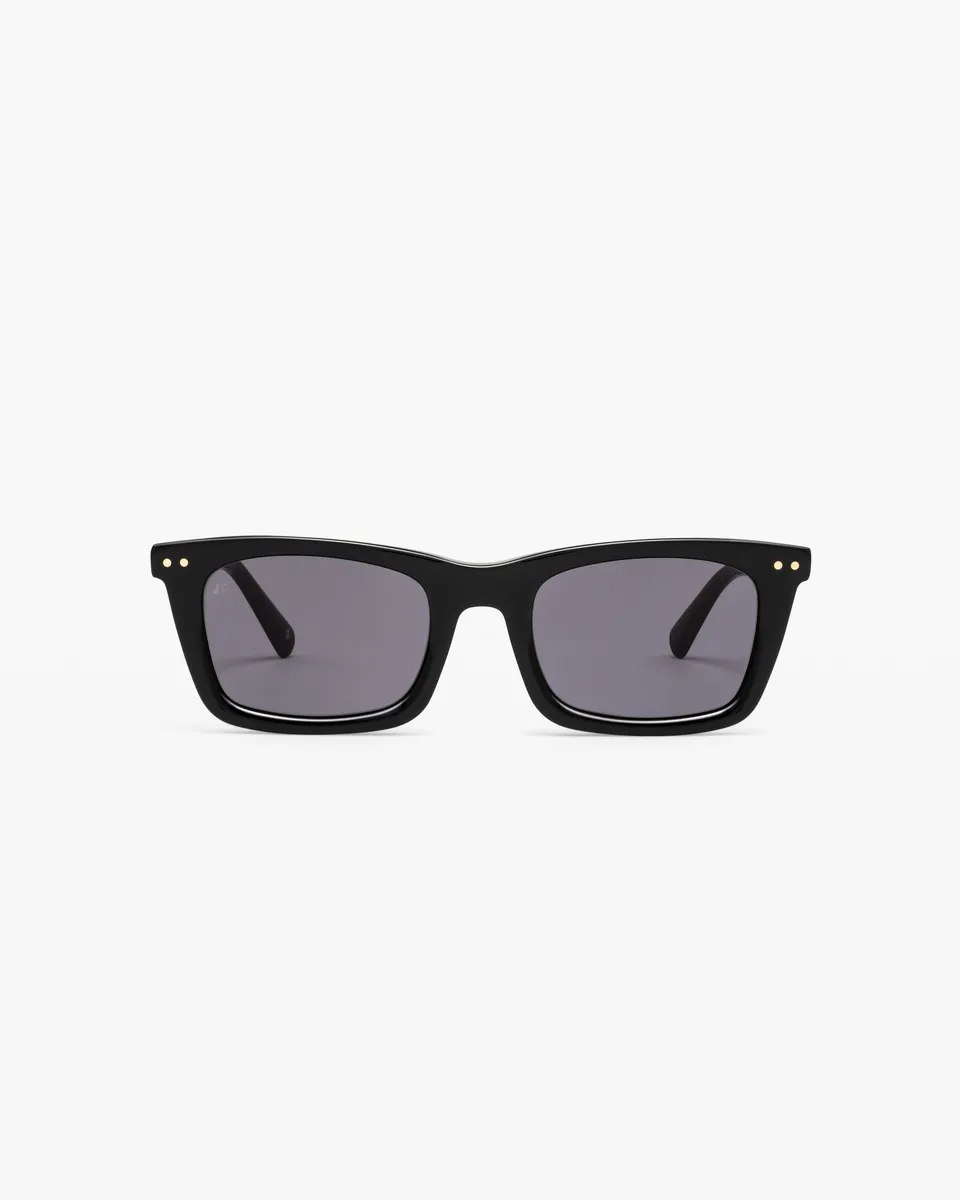 jimmy-fairly-la-mara-lunettes-de-soleil-rectangulaire-medium-noir-acier-visage-l image 1