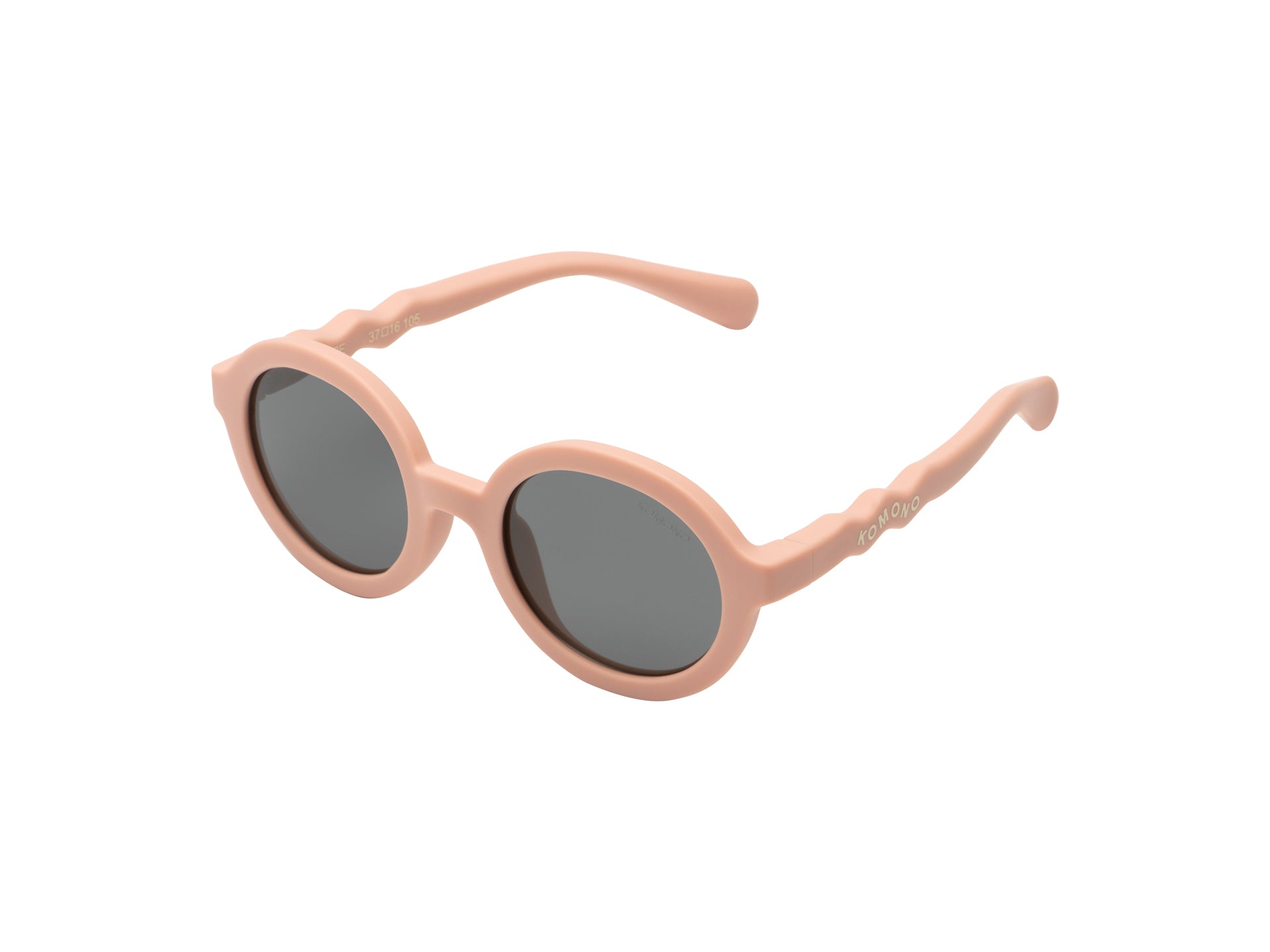 komono-bebe-blush-lunettes-de-soleil-enfant-junior-translucide-rose-et-noir-0-1- image 2