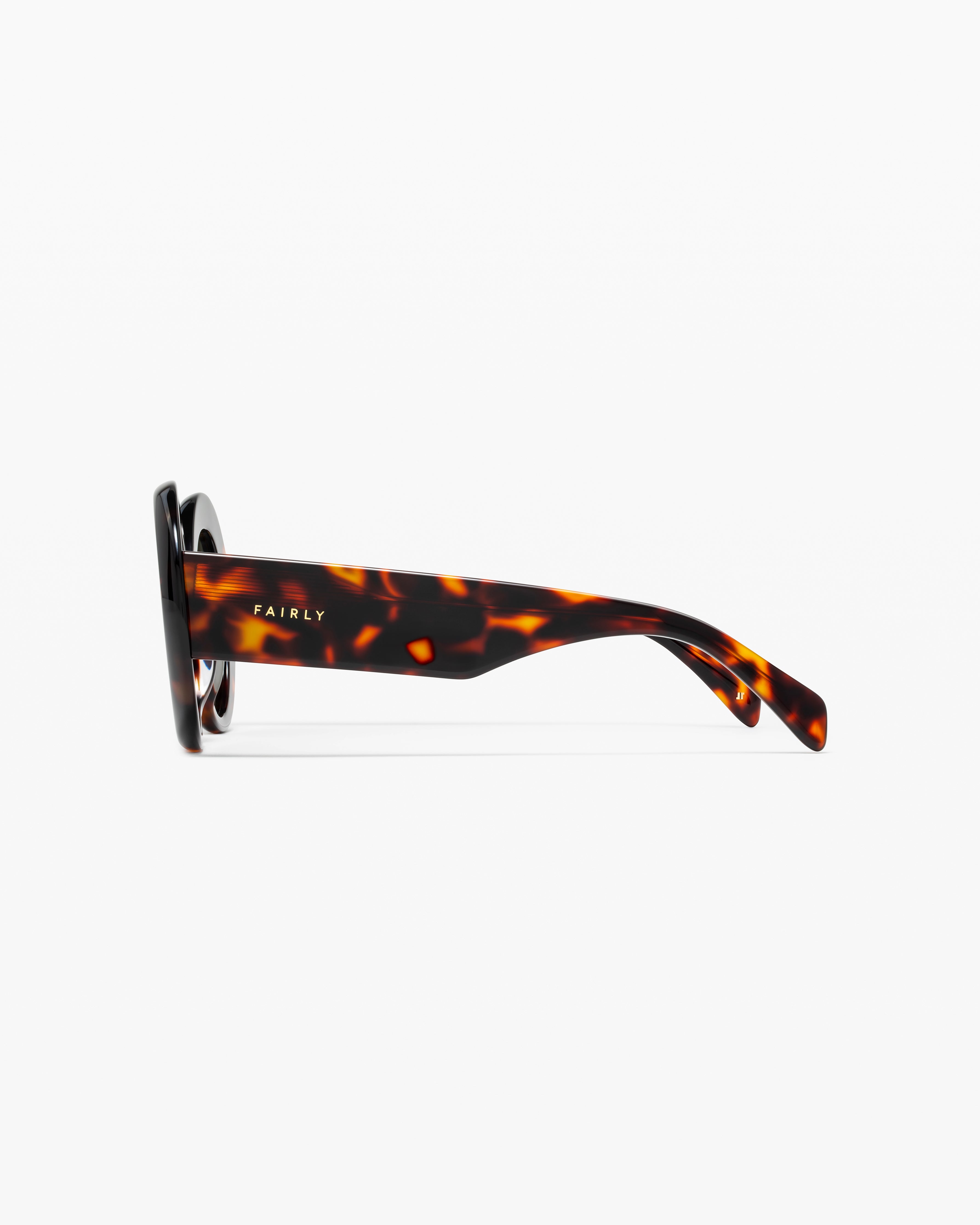 jimmy-fairly-la-bora-lunettes-de-soleil-rondes-oversize-caille-fonc-e-femme image 2