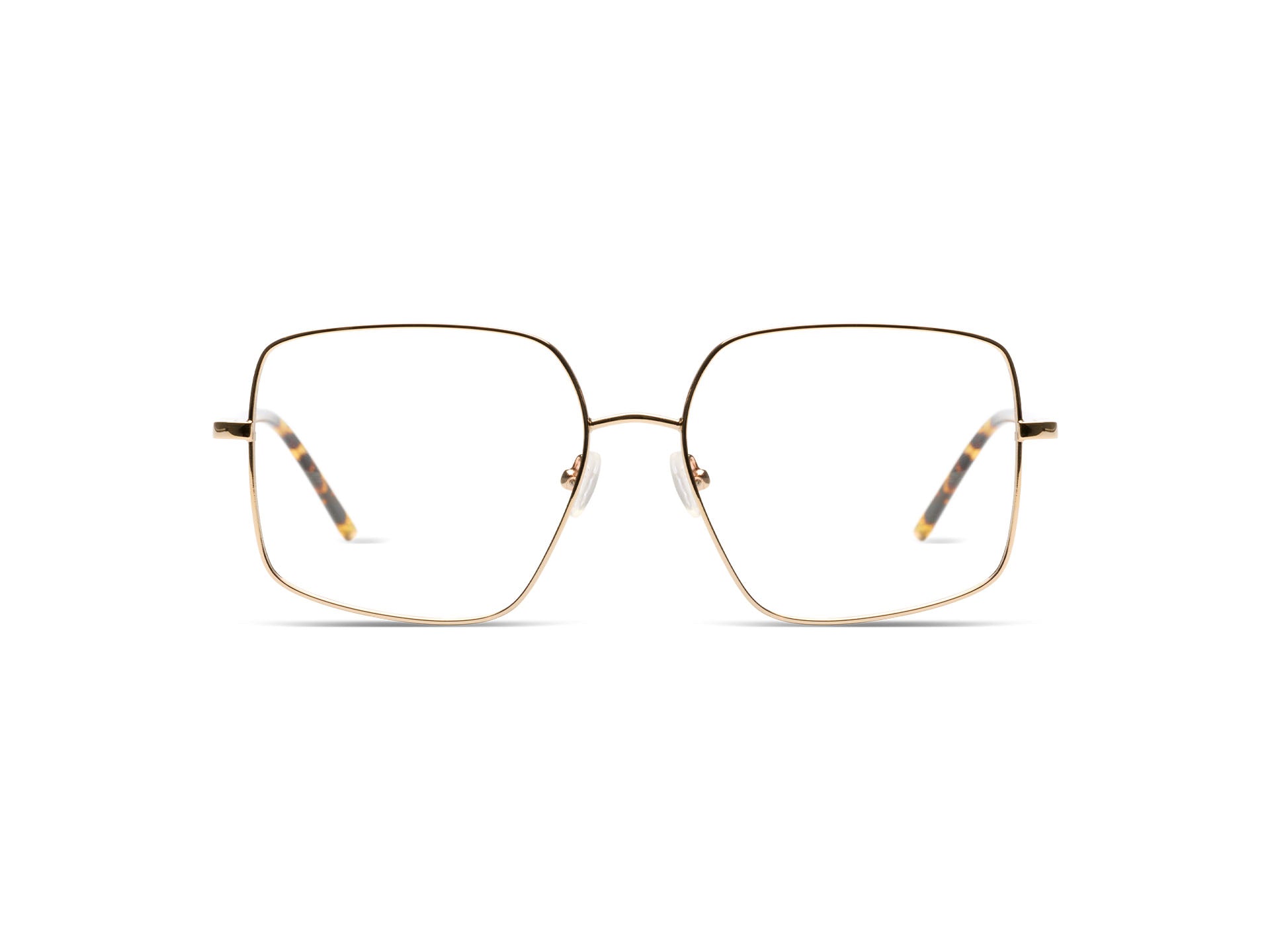 komono-amelia-white-gold-flake-lunettes-de-vue-oversize-inspir-es-aviateur image 1