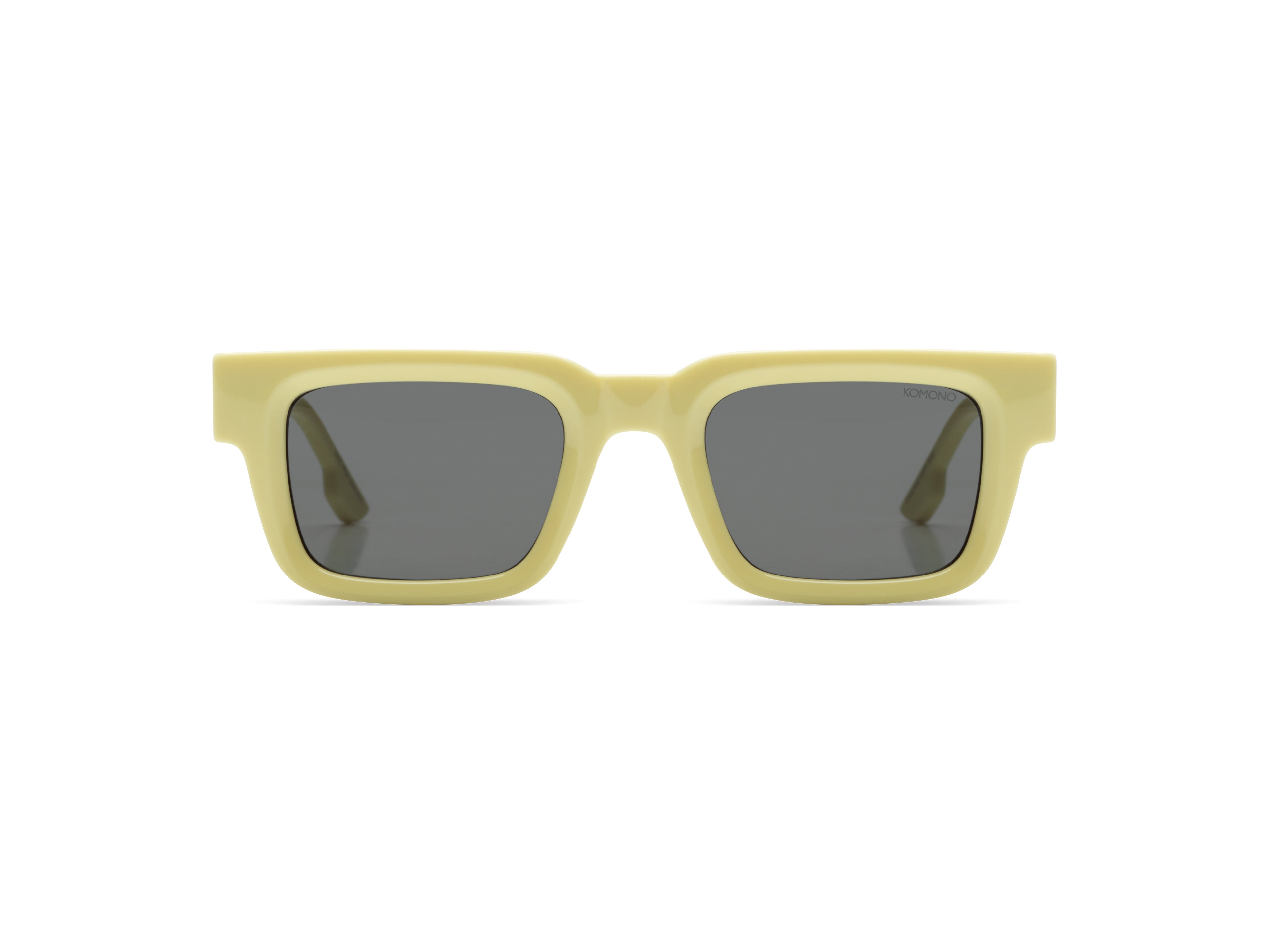 komono-victor-butter-lunettes-de-soleil-carr-es-en-bio-nylon-verres-jaunes-grand image 2