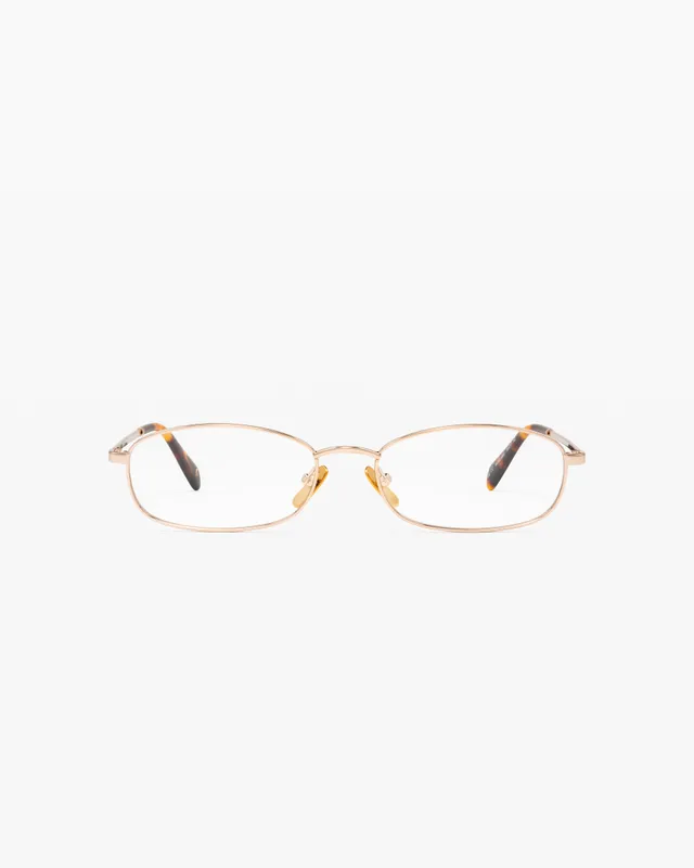 jimmy-fairly-la-vicky-lunettes-de-vue-ovales-en-acier-inoxydable-dor-es image 1