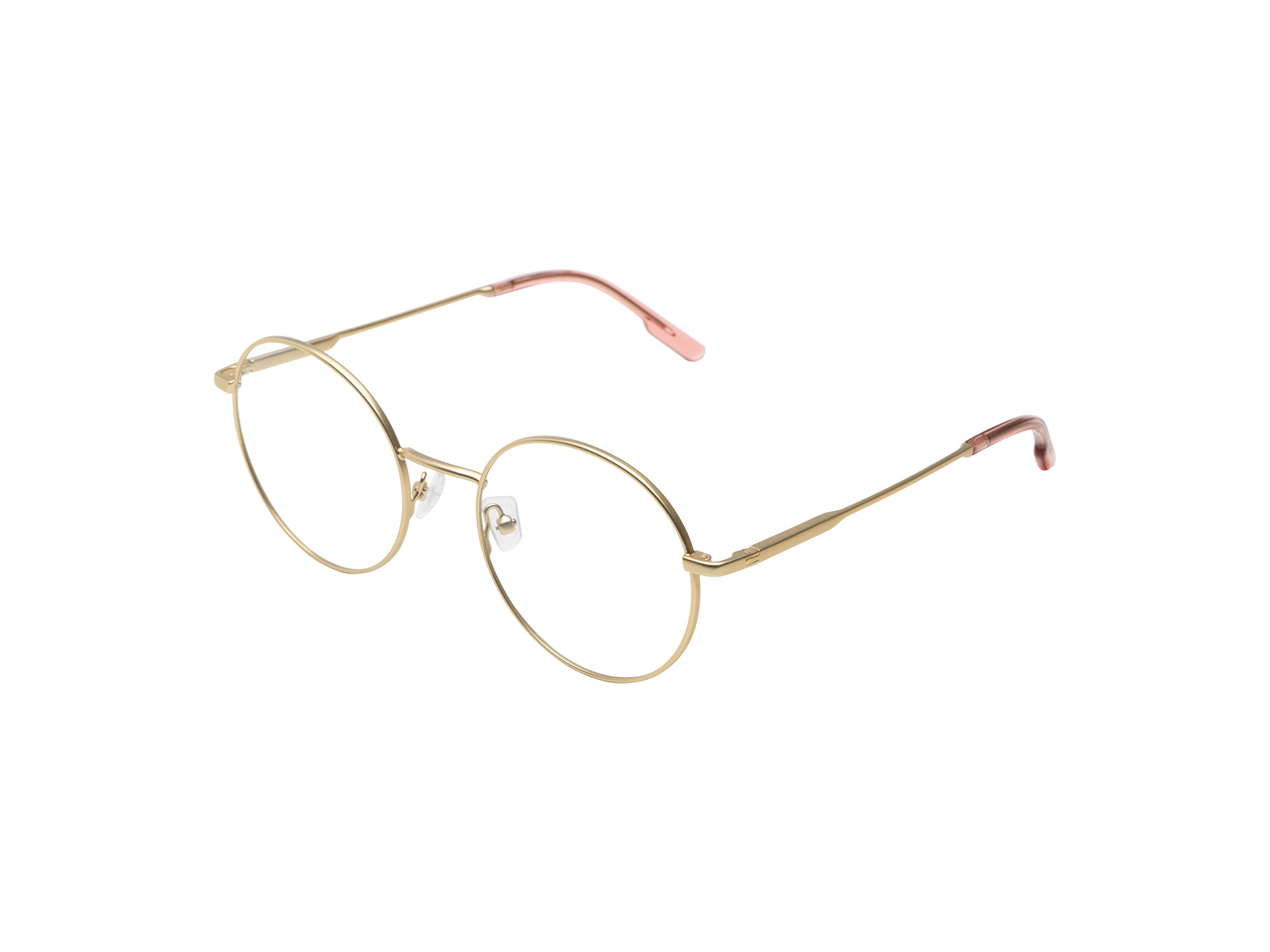 komono-jude-white-gold-lunettes-optiques-rondes-en-acier-inoxydable image 2