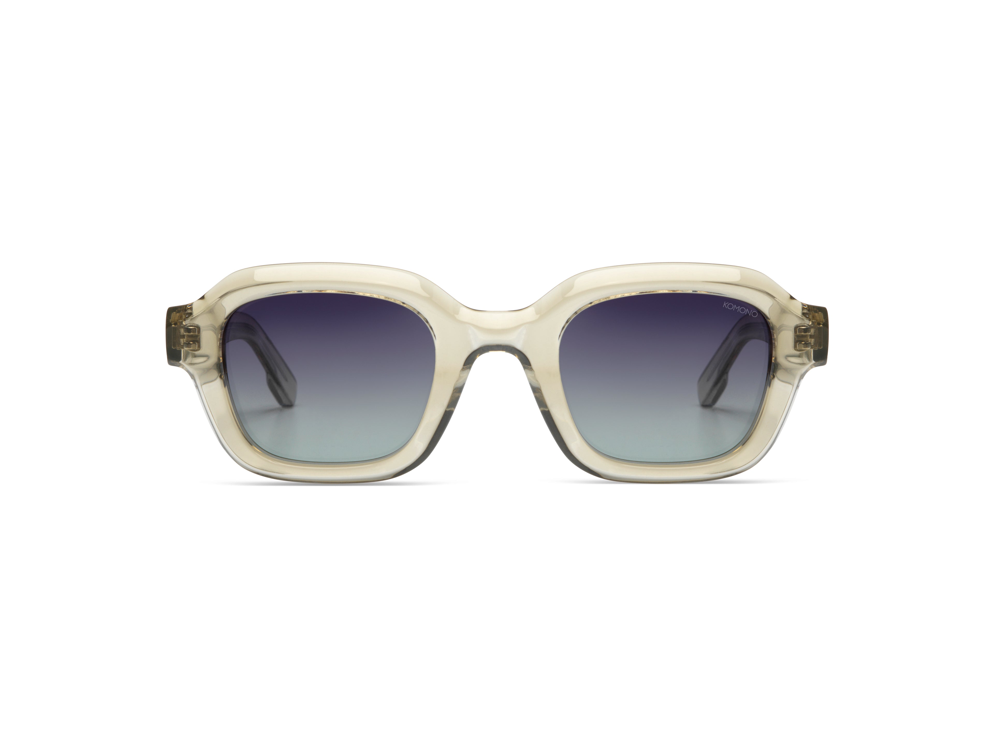komono-will-ash-lunettes-de-soleil-carr-es-en-ac-tate-cologique-verres-polaris-s image 1