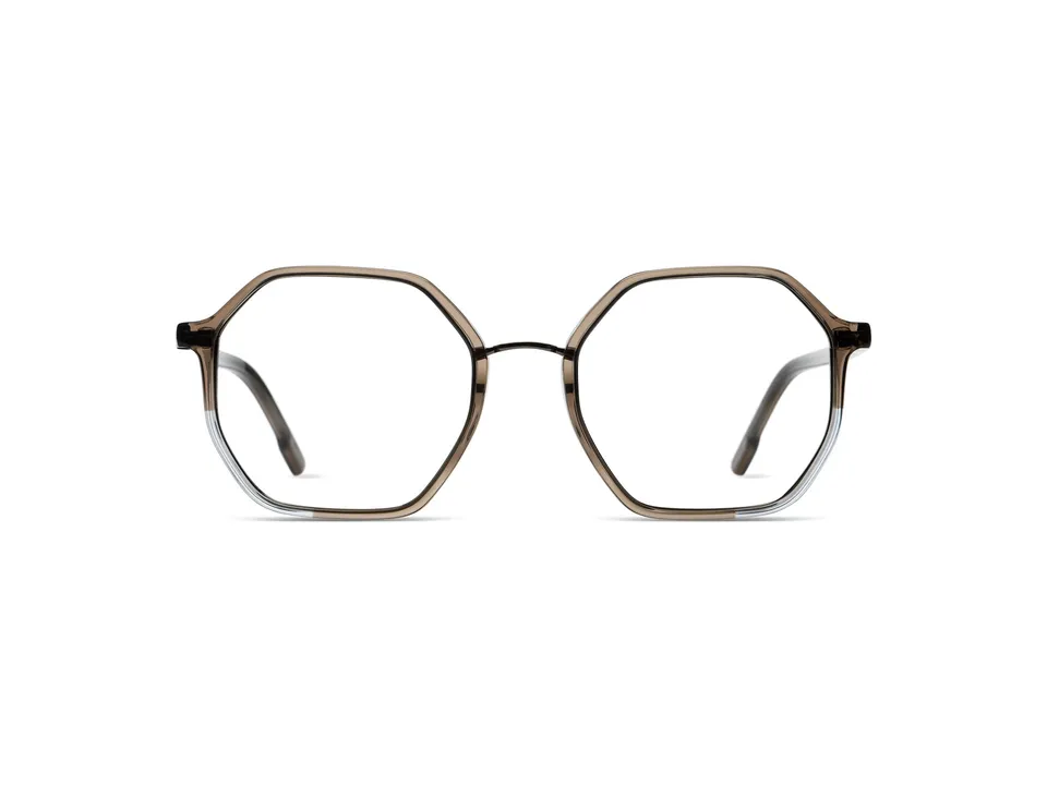 komono-idris-shadow-asphalt-lunettes-de-vue-octogonales-oversize image 1