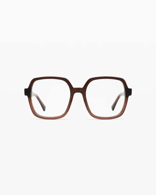 jimmy-fairly-la-lou-lunettes-de-vue-rectangulaires-oversize-femme-marron-verres- image 1