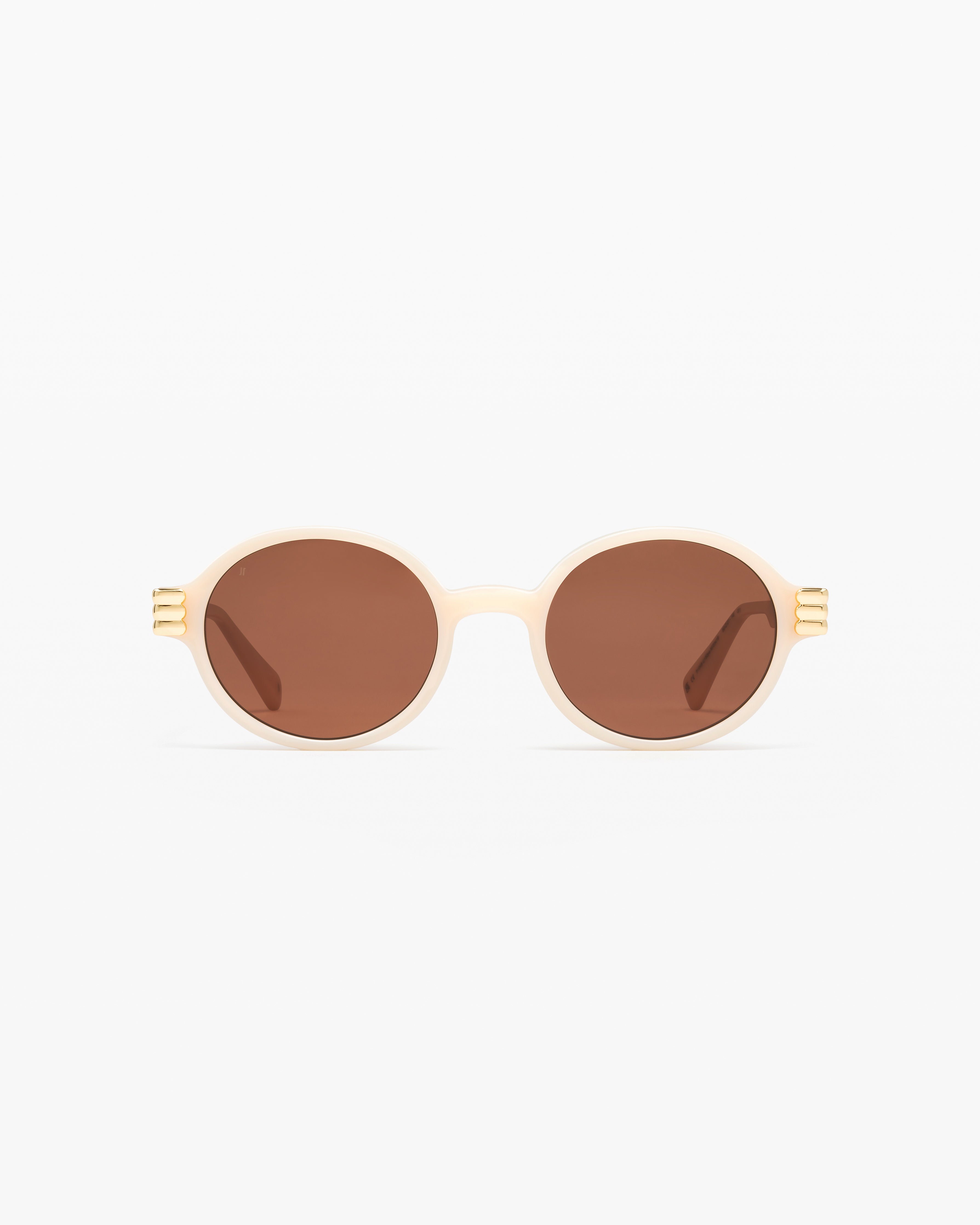 jimmy-fairly-la-carvi-lunettes-de-soleil-rondes-ivoire-en-ac-tate-femme image 1