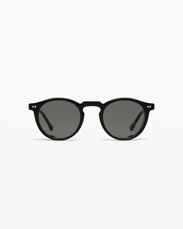 jimmy-fairly-la-wes-lunettes-de-soleil-rondes-pantos-en-ac-tate-de-cellulose-noi image 1