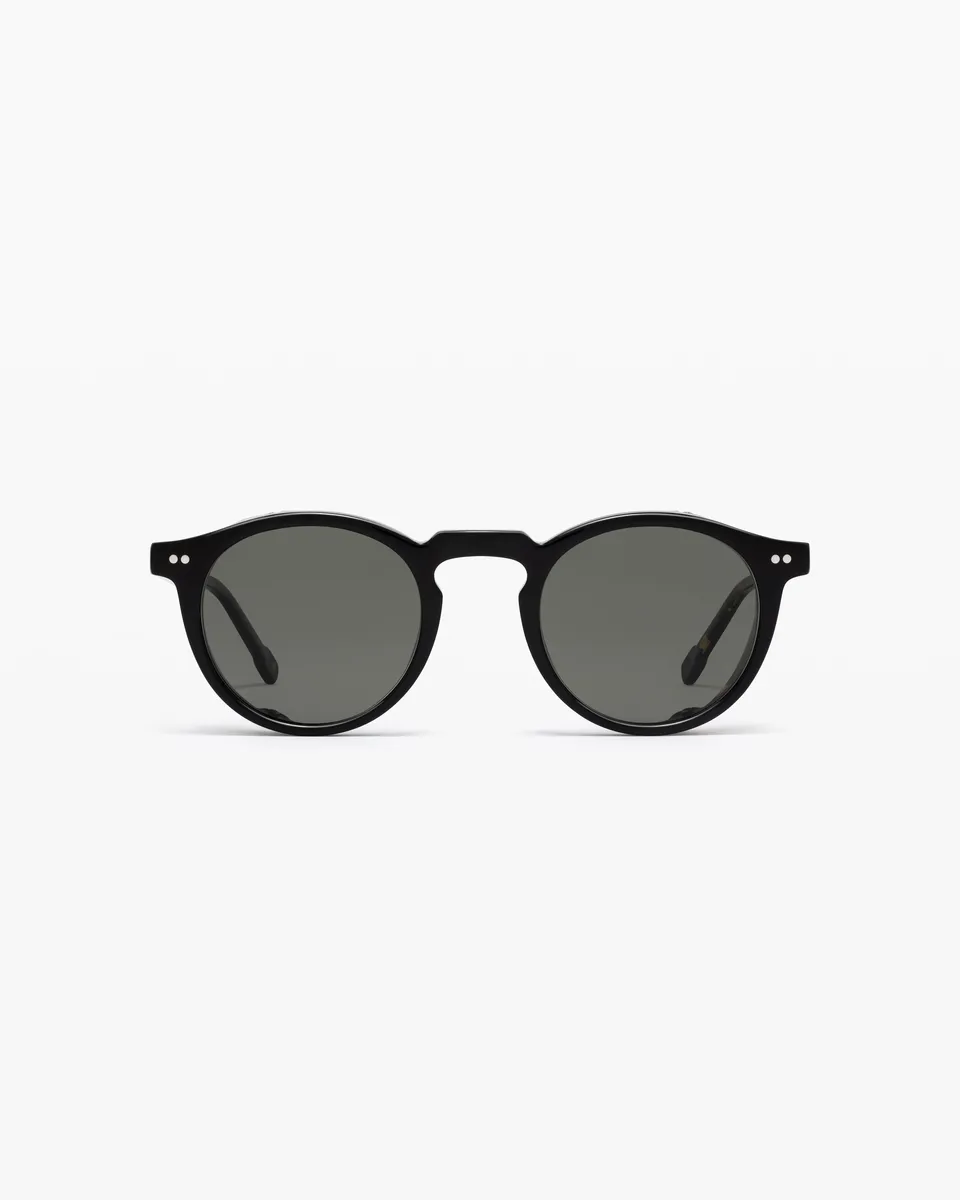 jimmy-fairly-la-wes-lunettes-de-soleil-rondes-pantos-en-ac-tate-de-cellulose-noi image 1