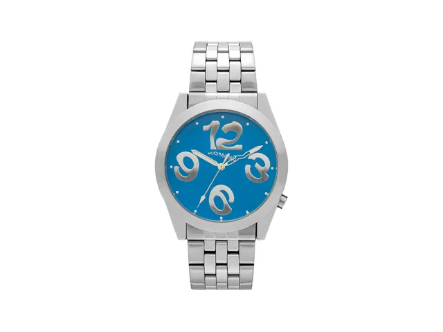 komono-ray-liquid-estate-silver-yale-montre-acier-inoxydable-cadran-translucide- image 1