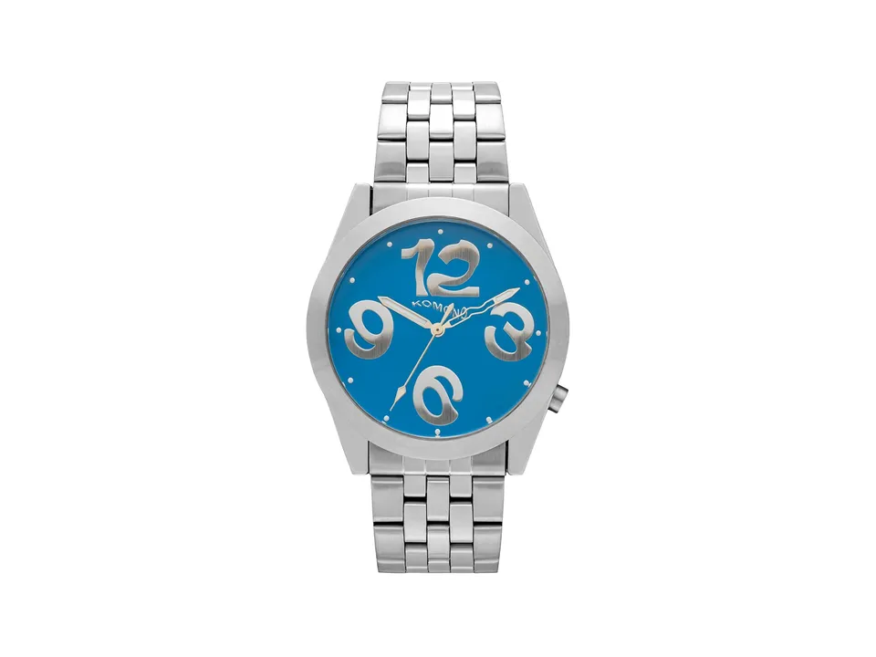 komono-ray-liquid-estate-silver-yale-montre-acier-inoxydable-cadran-translucide- image 1