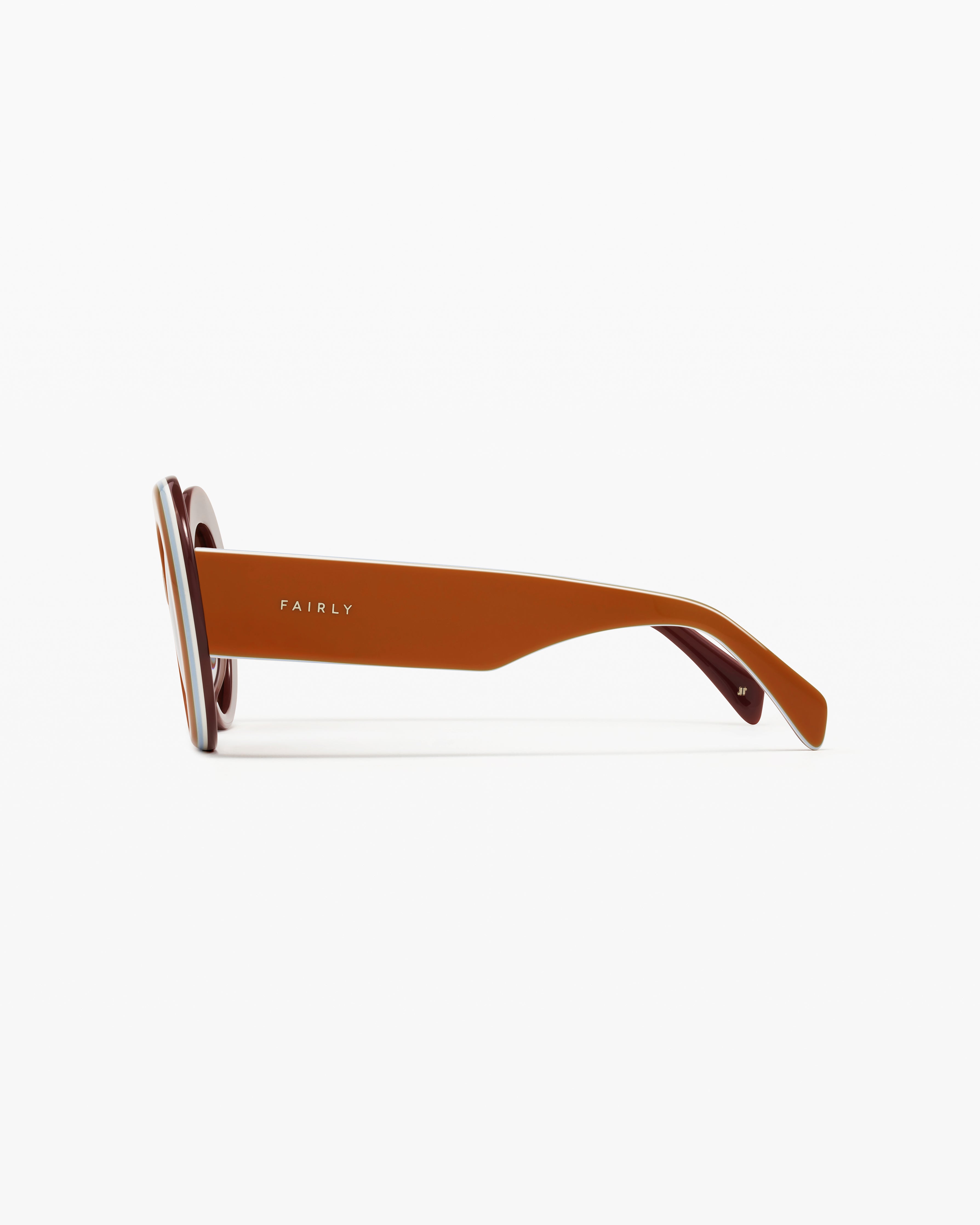 jimmy-fairly-la-bora-lunettes-de-soleil-rondes-oversize-en-ac-tate-orange-femme image 2