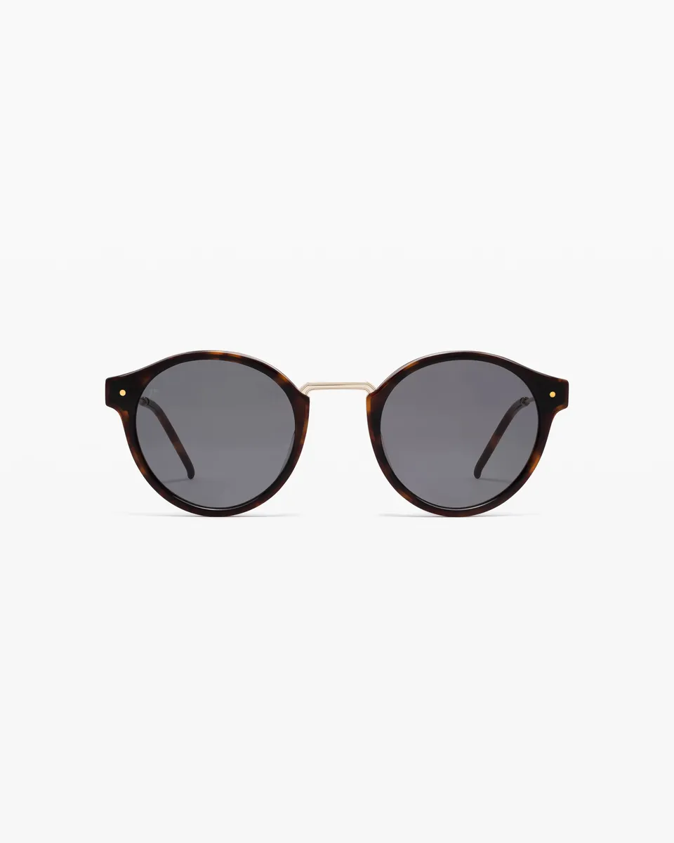 jimmy-fairly-la-real-lunettes-de-soleil-rondes-pantos-en-ac-tate-et-acier-inoxyd image 1