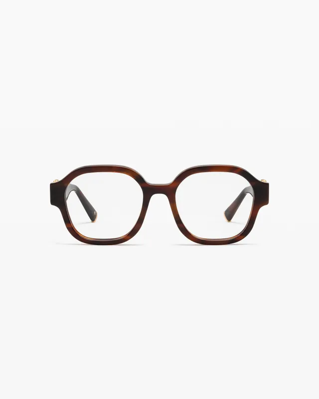 jimmy-fairly-la-bahia-lunettes-de-vue-carr-es-marron-femme image 1