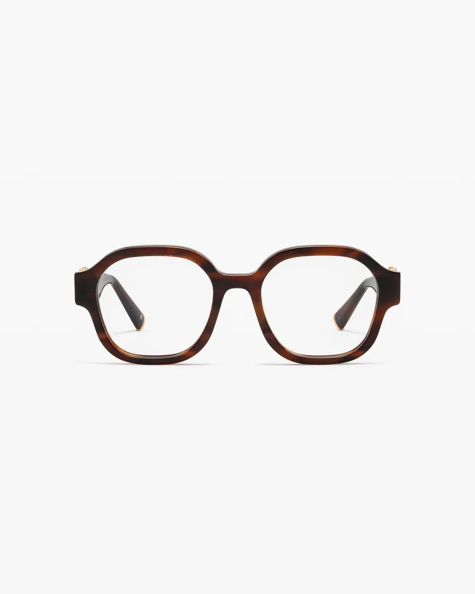 jimmy-fairly-la-bahia-lunettes-de-vue-carr-es-marron-femme image 1