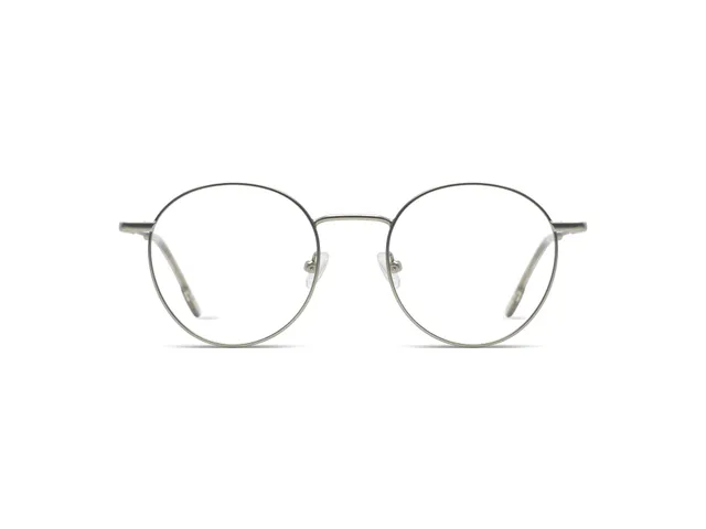 komono-pete-silver-lunettes-de-vue-rondes-acier-inoxydable image 1