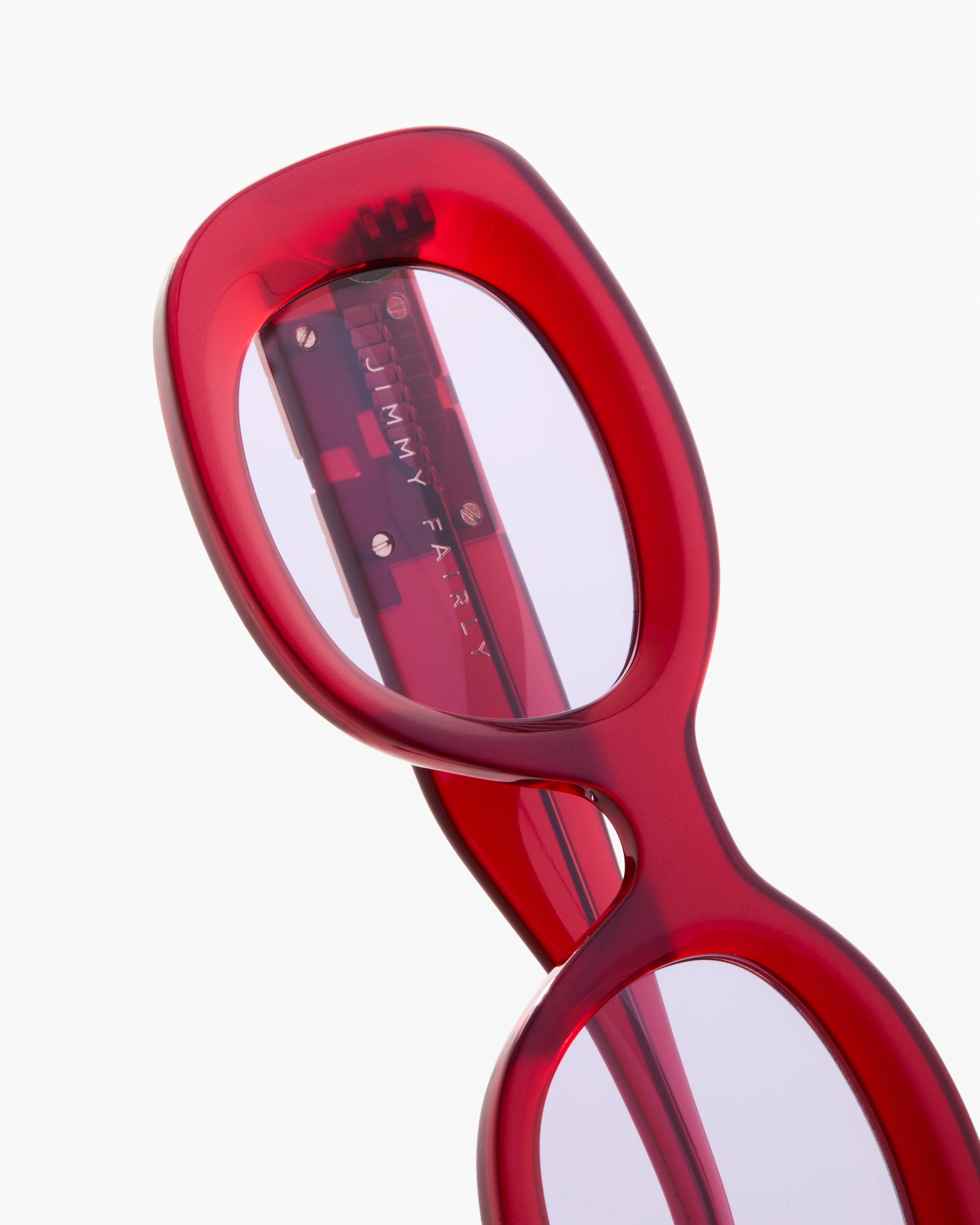 jimmy-fairly-la-cinnamon-lunettes-de-soleil-femme-ovale-rouge-verres-color-s image 5
