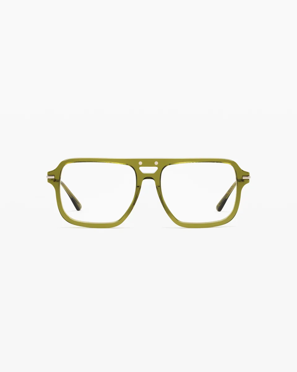 jimmy-fairly-la-alva-lunettes-de-vue-pilote-vertes-m-mixte image 1