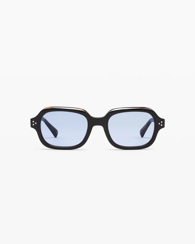 jimmy-fairly-la-cam-lunettes-de-soleil-rectangulaires-noires-pour-homme image 1